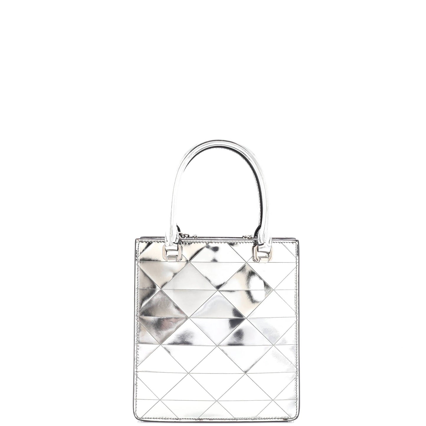 Prada Triangle Tote Spazzolato Leather Mini