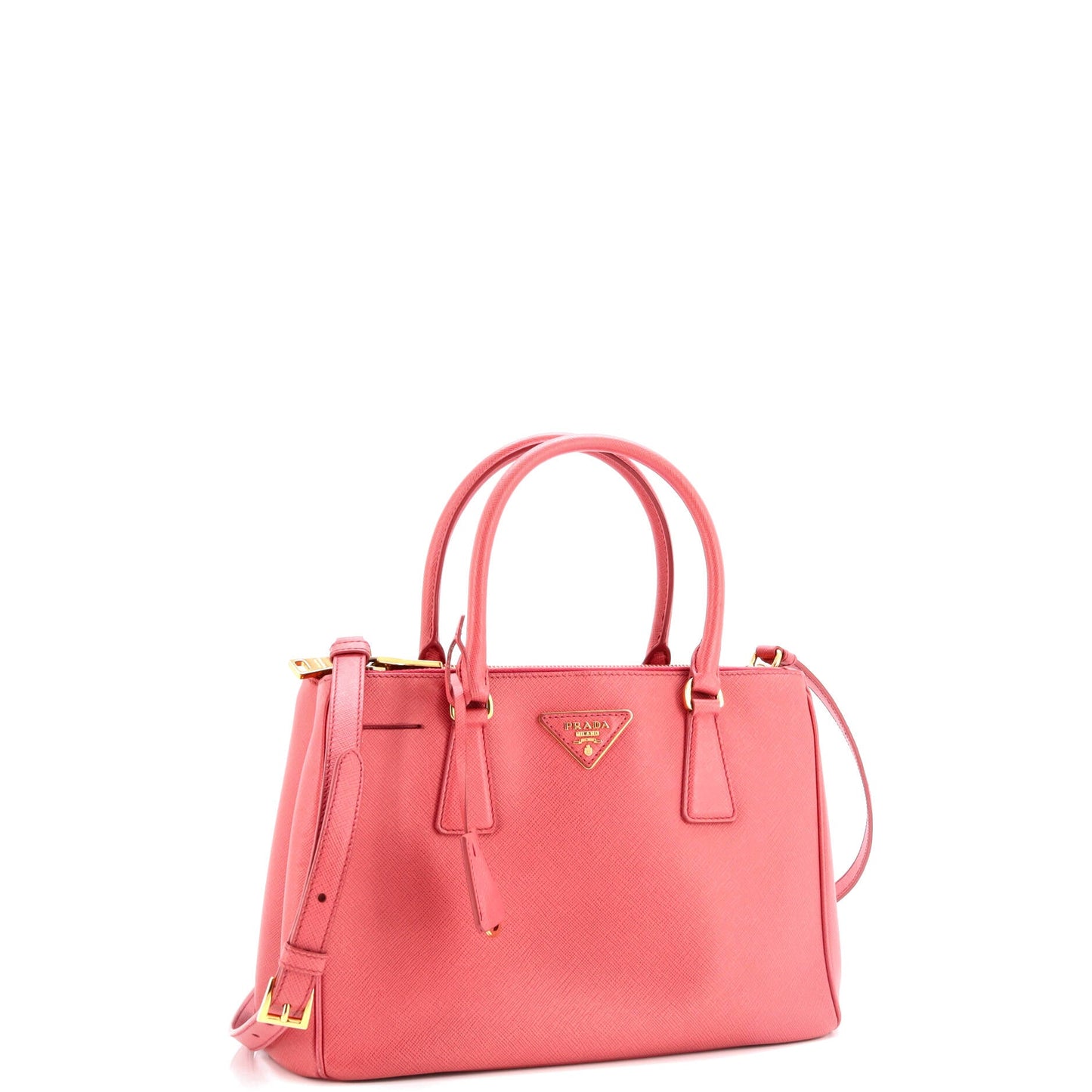 Prada Galleria Double Zip Tote Saffiano Leather Small