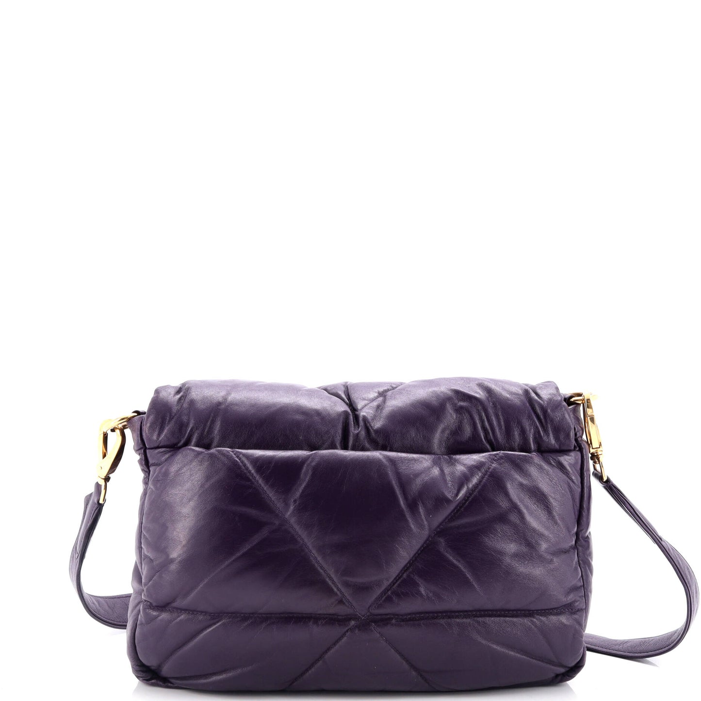 Prada Padded Shoulder Bag Quilted Nappa Leather