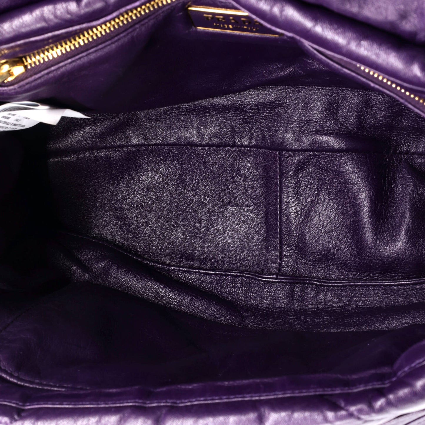 Prada Padded Shoulder Bag Quilted Nappa Leather