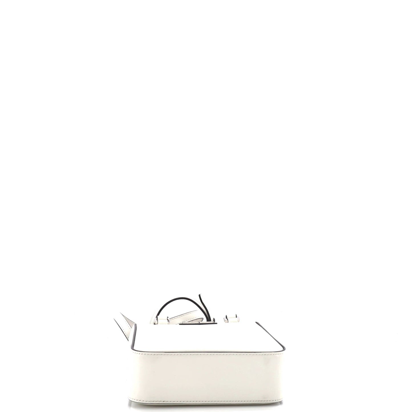 Prada Convertible Open Tote Brushed Leather Mini