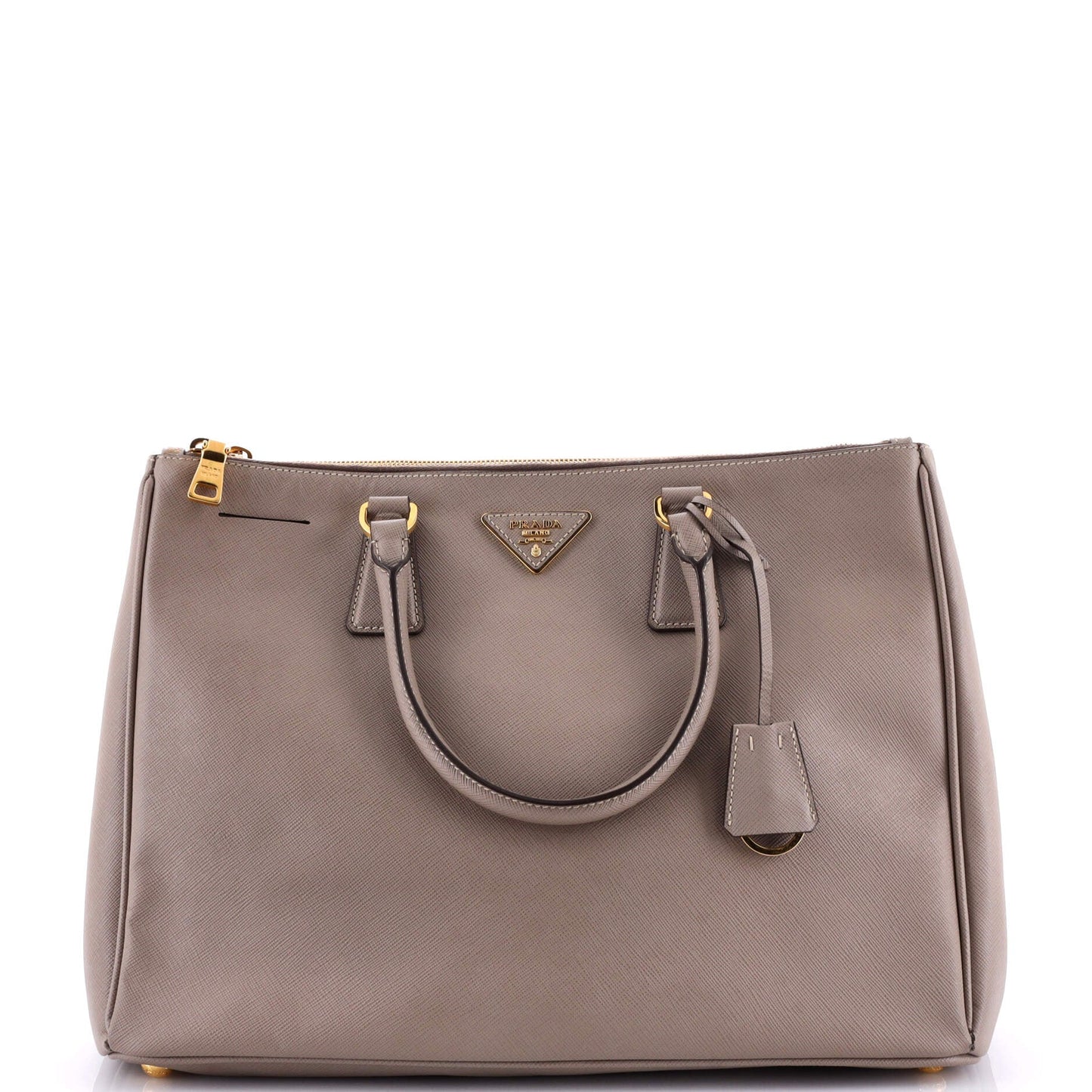 Prada Double Zip Lux Tote Saffiano Leather Large