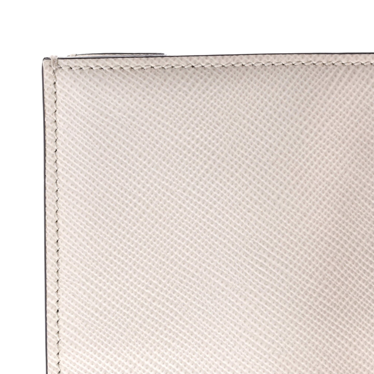 Prada Triangle Logo Convertible Open Tote Saffiano Leather Large
