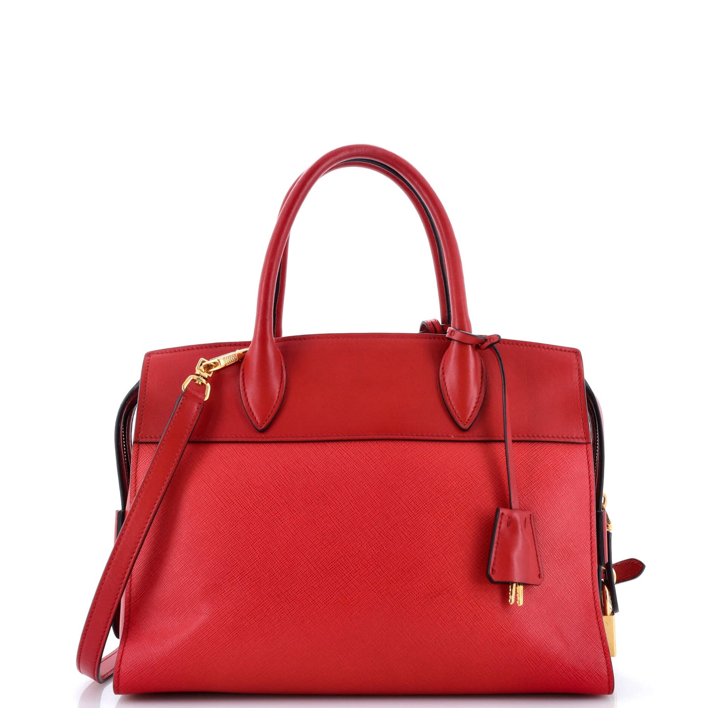 Prada Esplanade Tote Saffiano with City Calf Medium