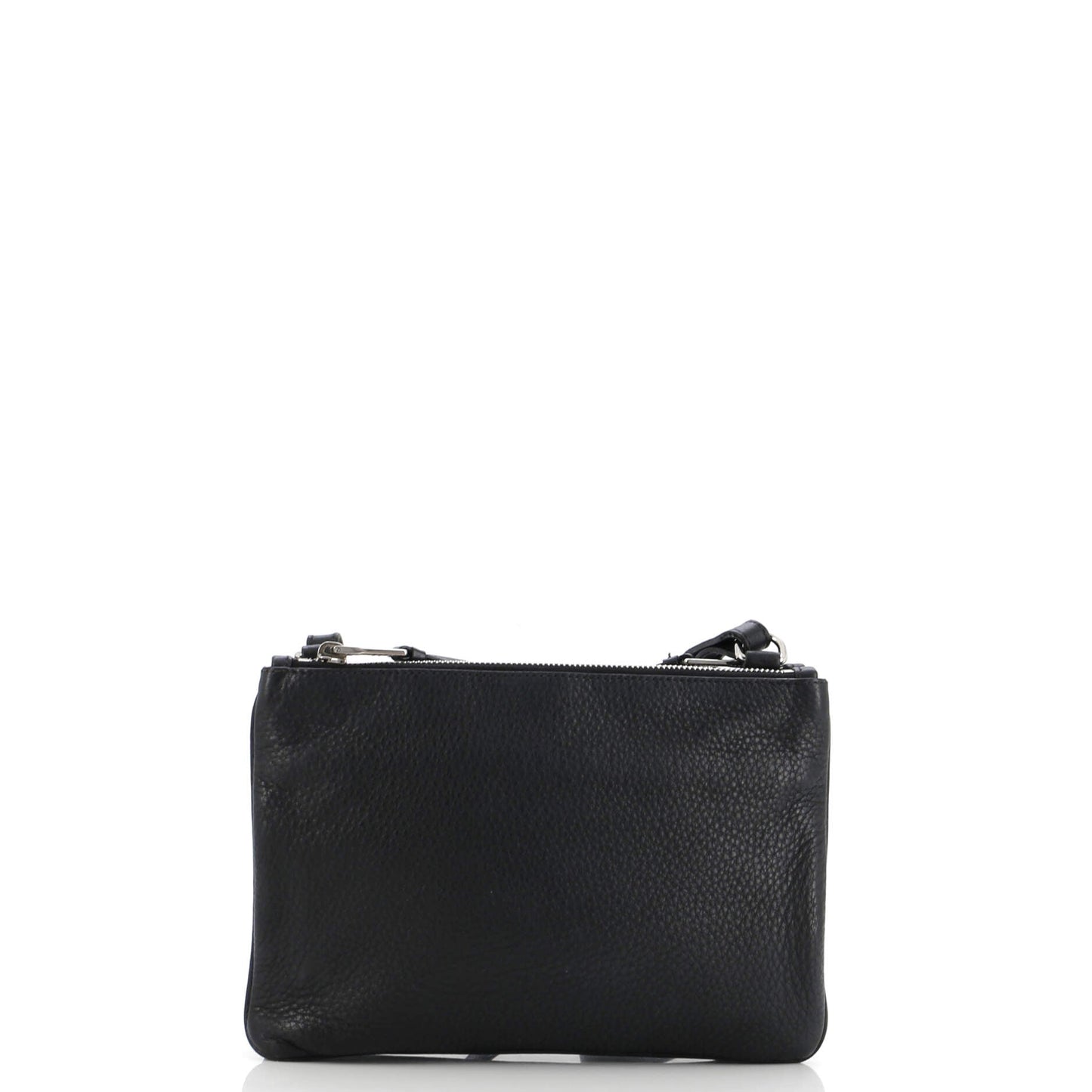 Prada Double Zip Crossbody Bag Vitello Daino Small