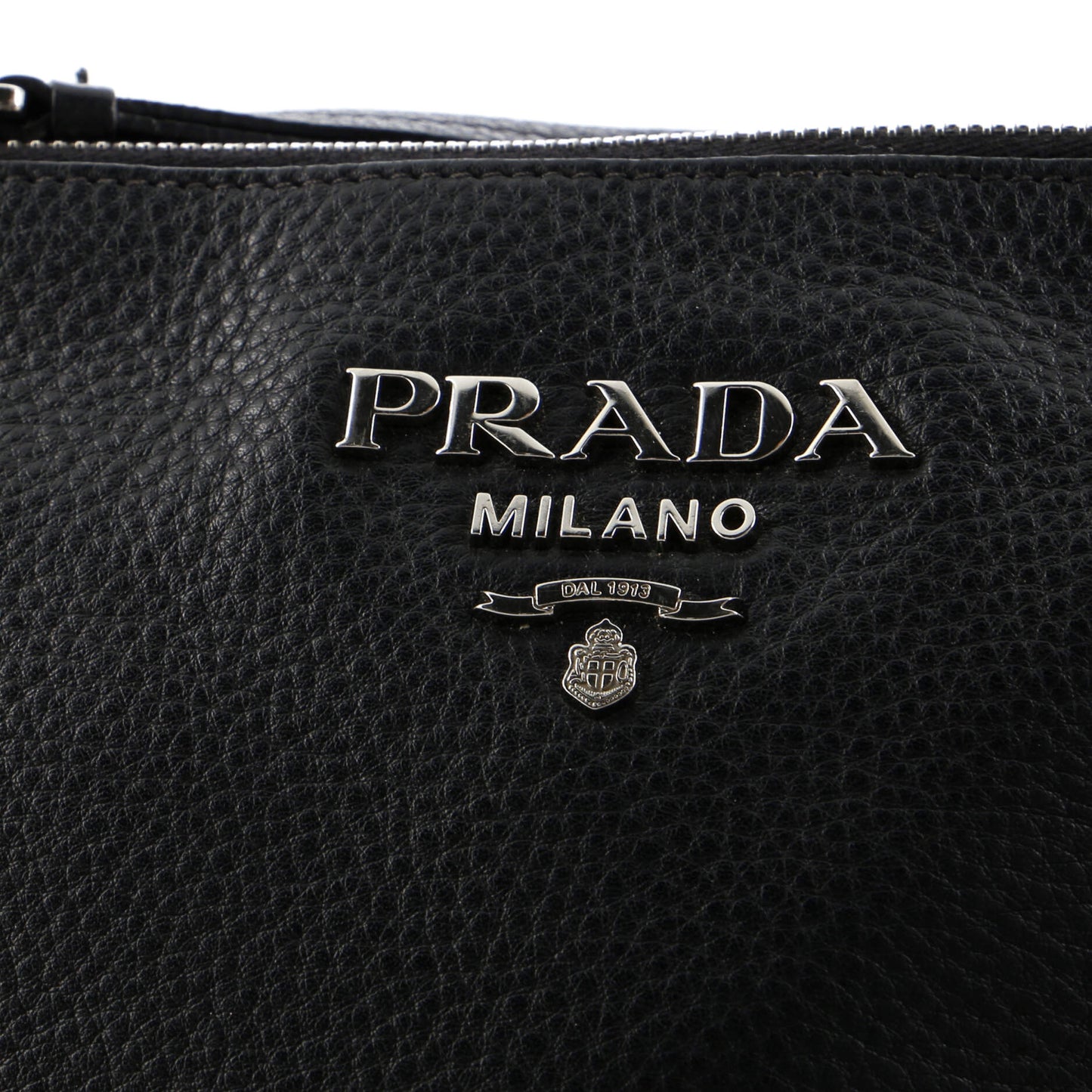 Prada Double Zip Crossbody Bag Vitello Daino Small