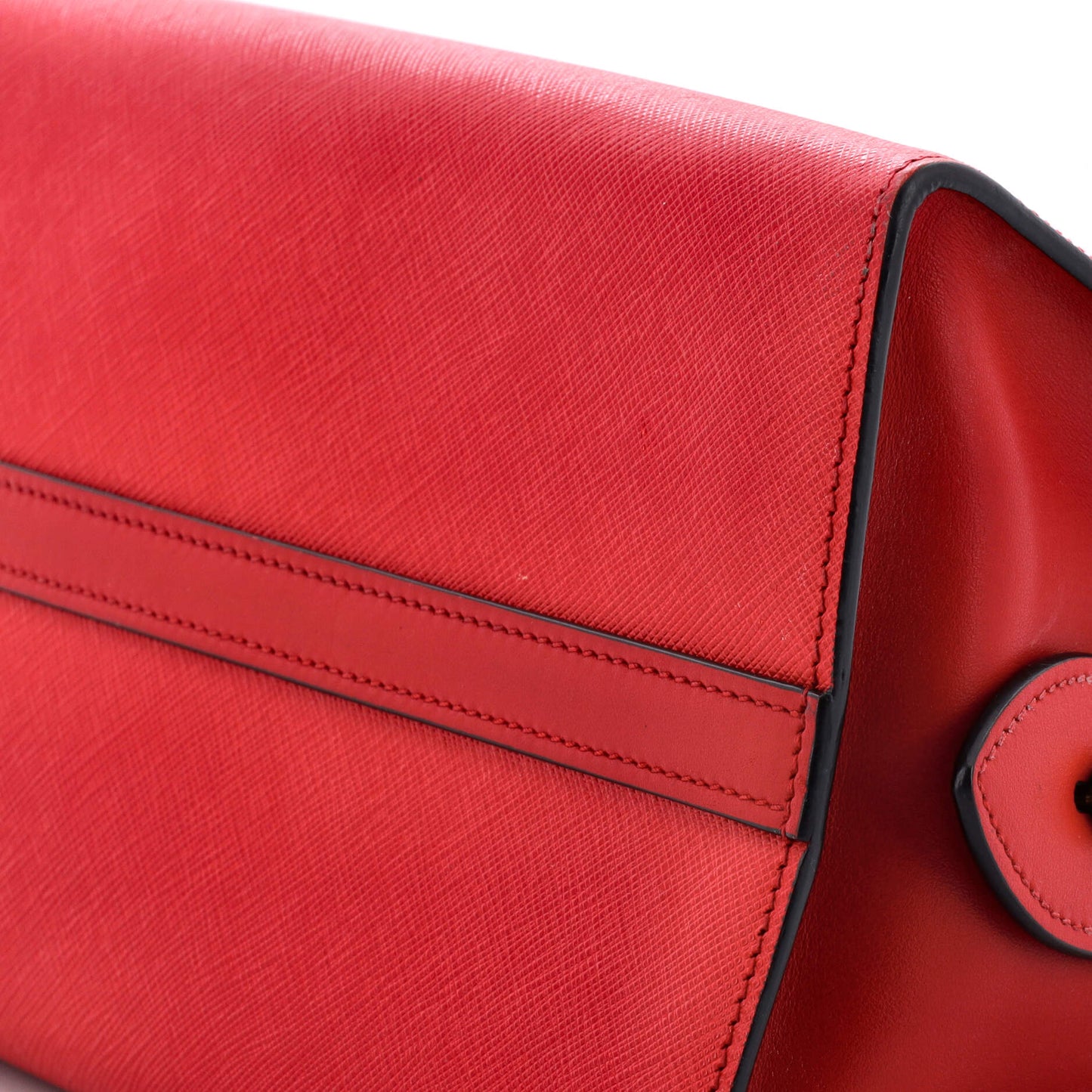 Prada Esplanade Tote Saffiano with City Calf Medium