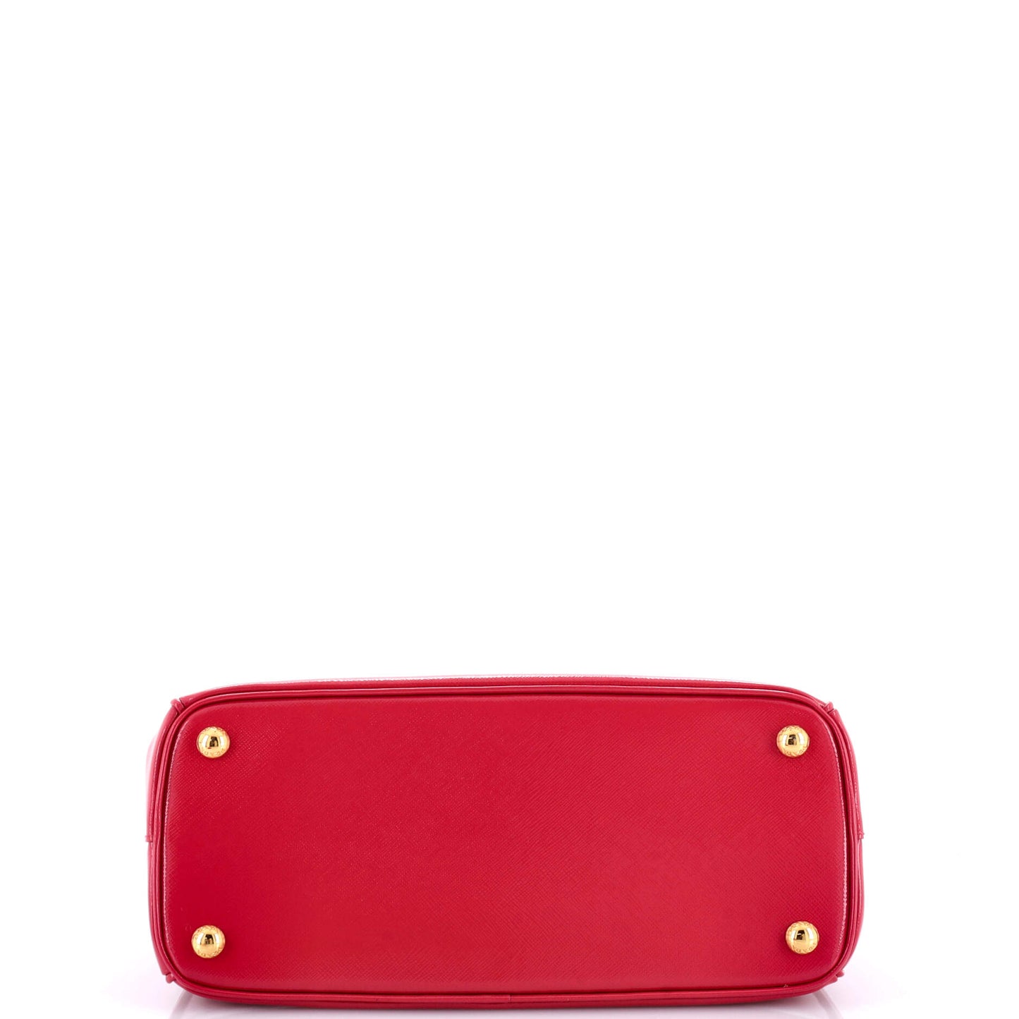Prada Double Zip Lux Tote Vernice Saffiano Leather Mini