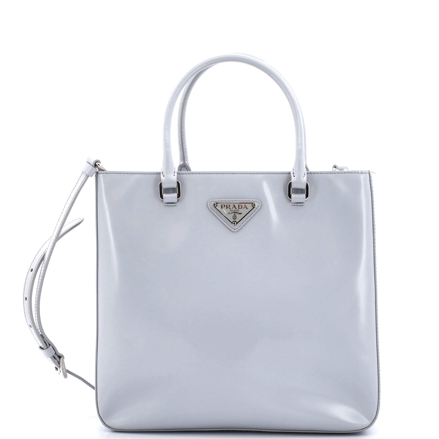 Prada Convertible Tote Brushed Leather Medium