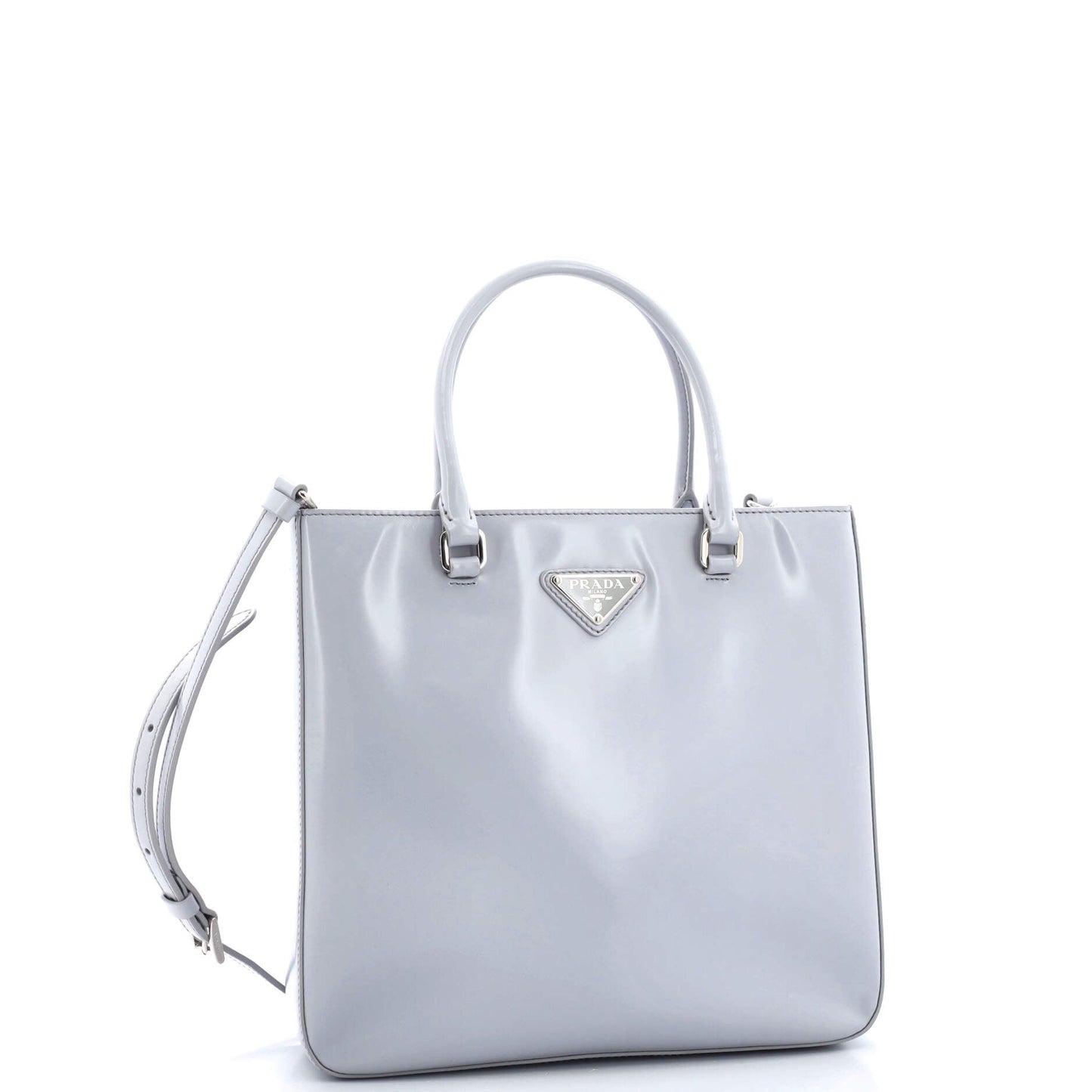 Prada Convertible Tote Brushed Leather Medium