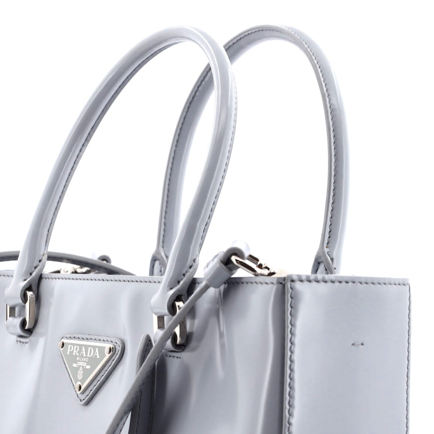 Prada Convertible Tote Brushed Leather Medium