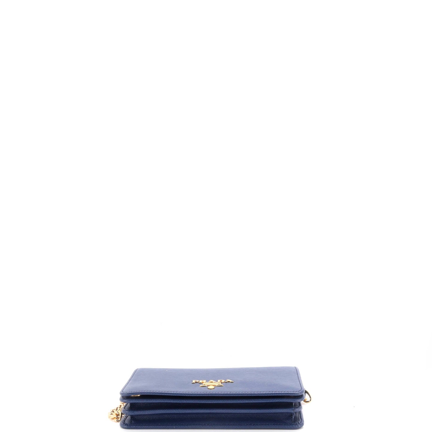 Prada Chain Wallet Crossbody Saffiano Leather