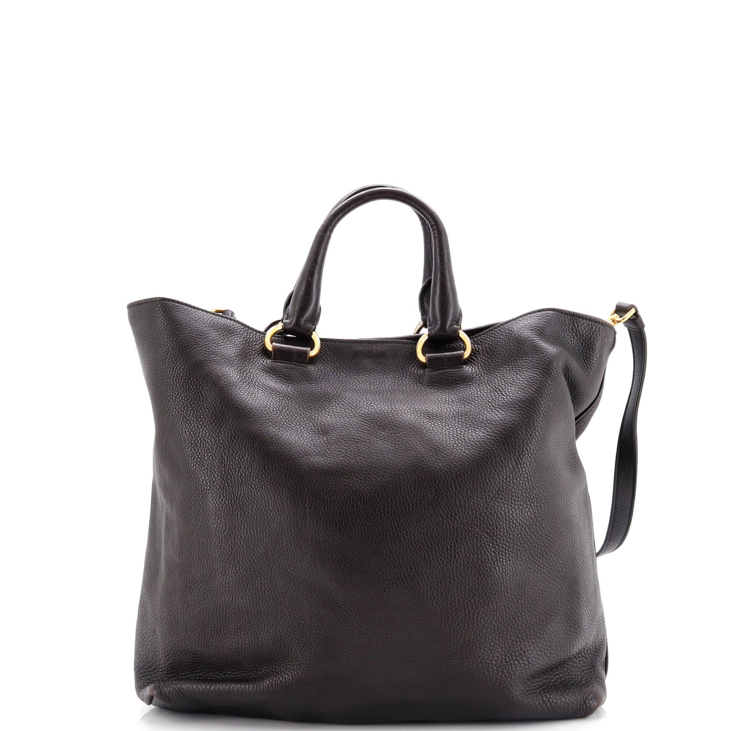 Prada Convertible Shopper Tote Vitello Daino Large