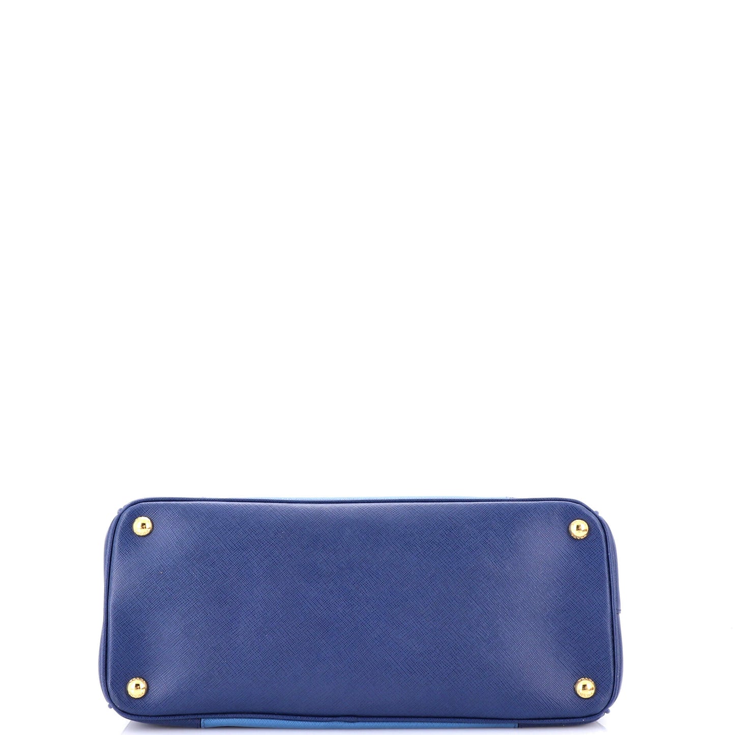 Prada Bicolor Double Zip Lux Tote Saffiano Leather Medium