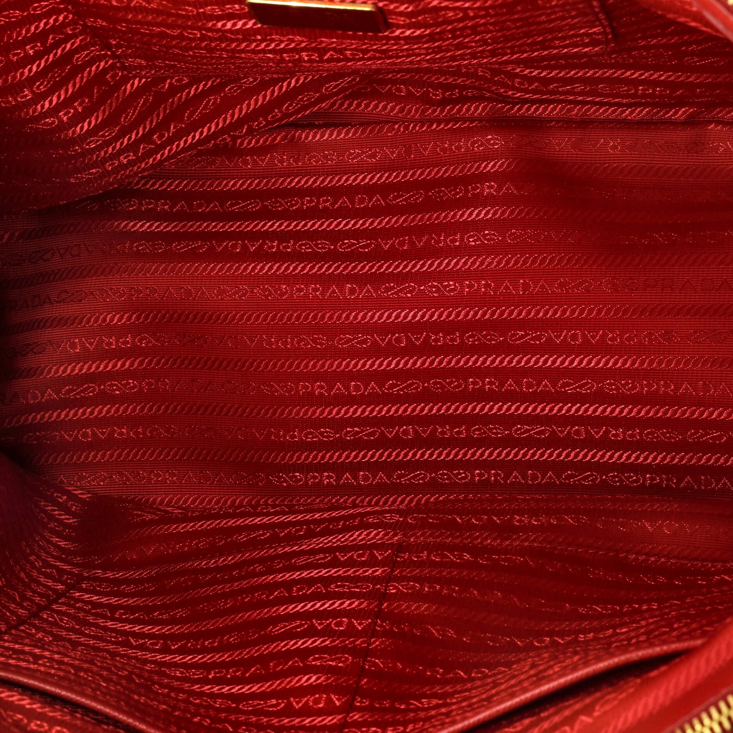 Prada Double Zip Lux Tote Saffiano Leather Large