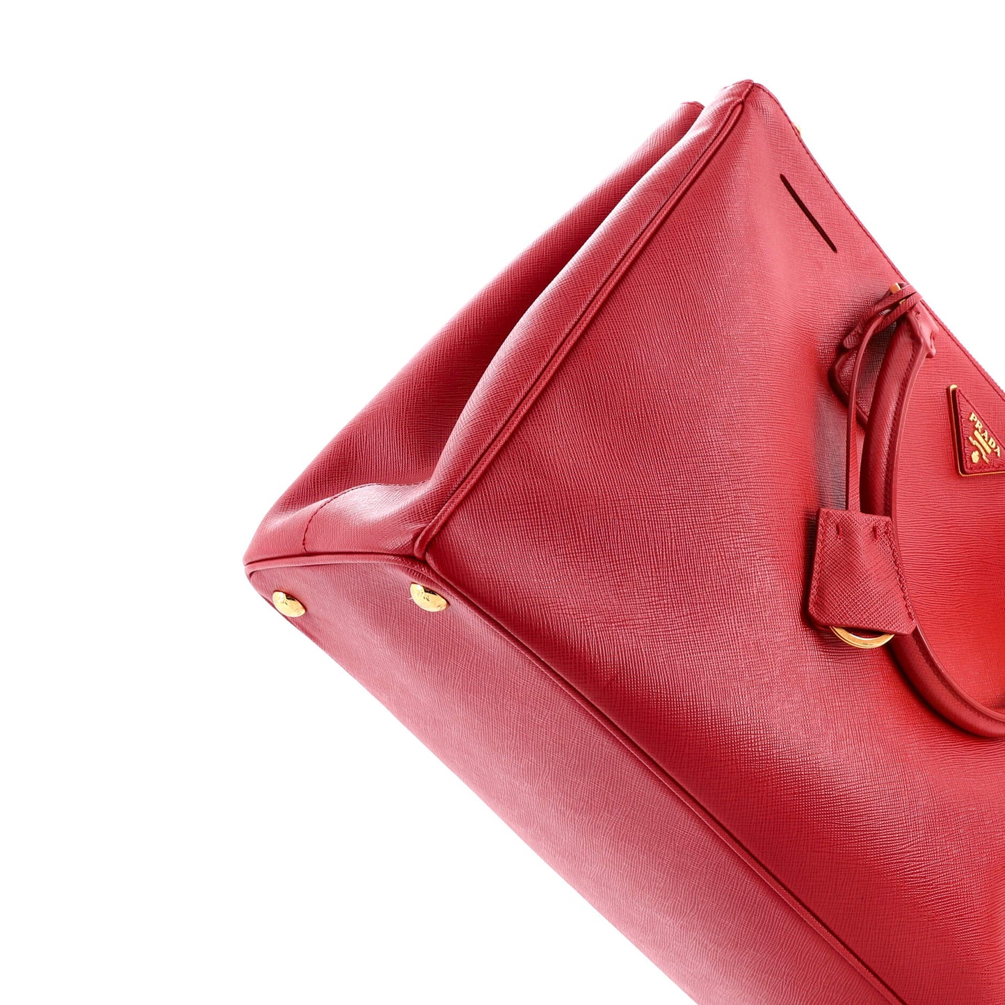 Prada Double Zip Lux Tote Saffiano Leather Large