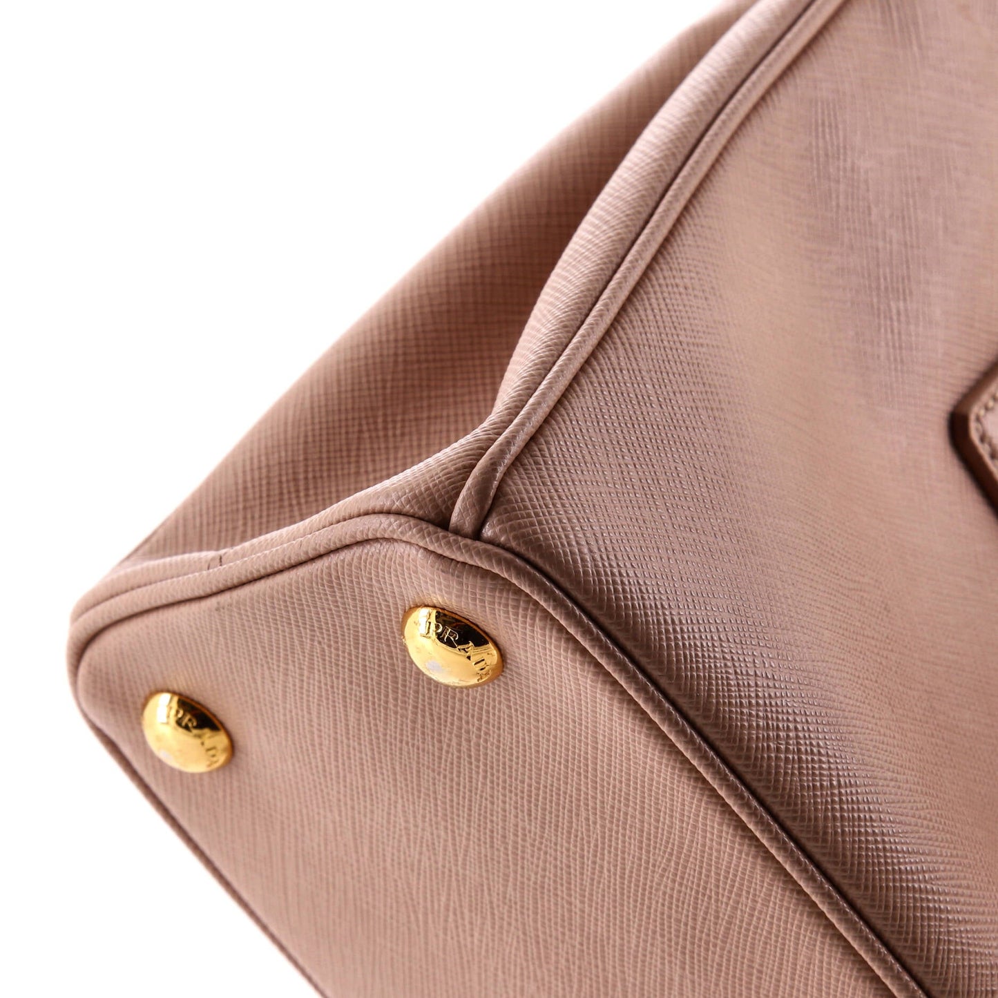 Prada Double Zip Lux Tote Saffiano Leather Mini