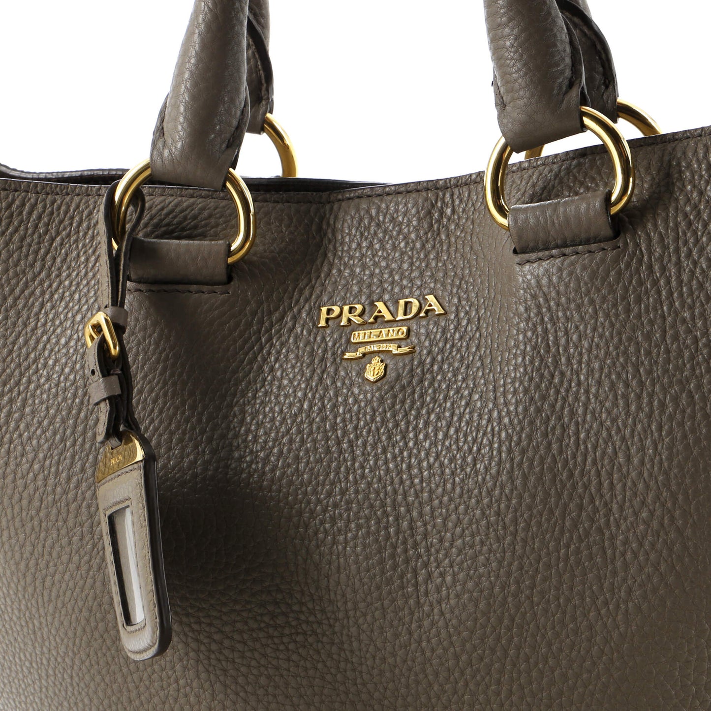 Prada Convertible Shopper Tote Vitello Daino Large