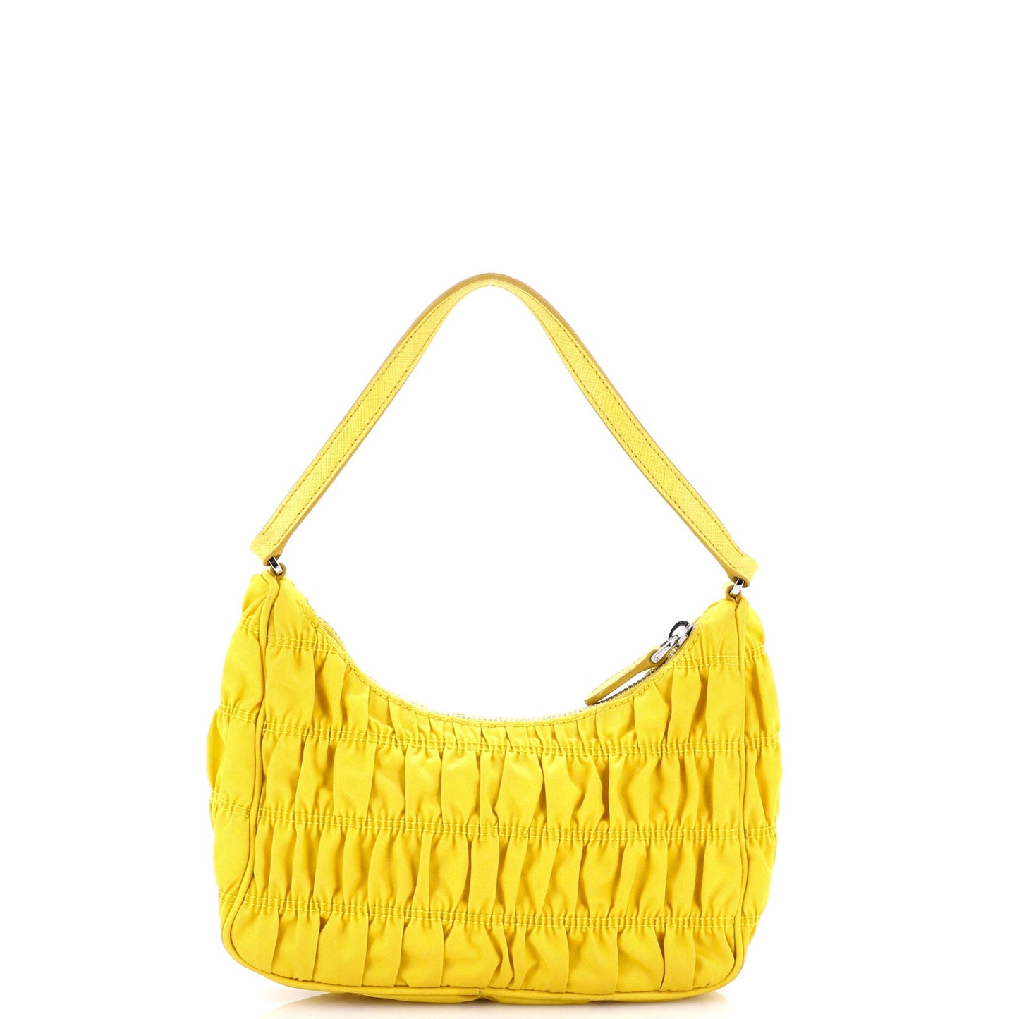 Prada Hobo Tessuto Gaufre with Saffiano Mini