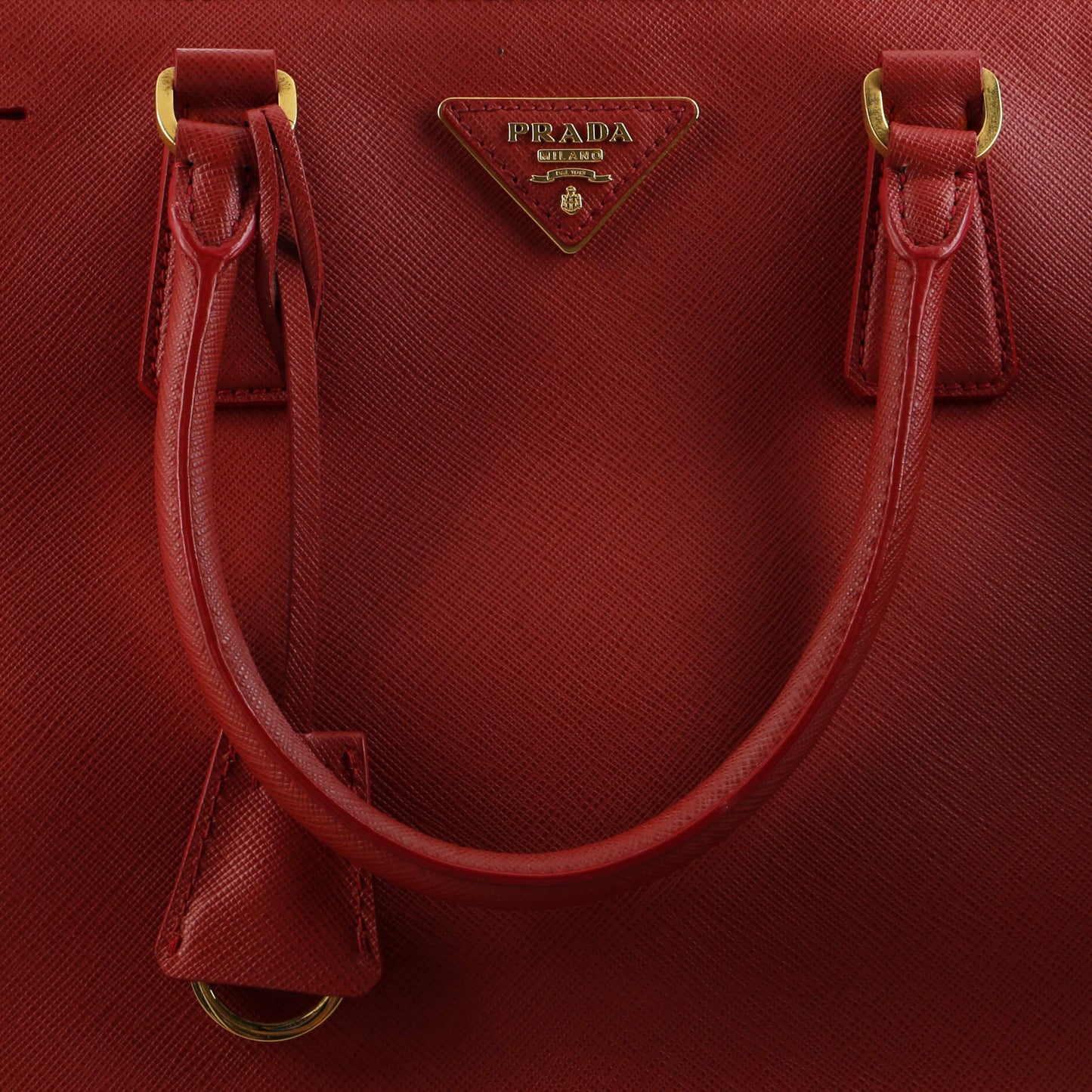 Prada Double Zip Lux Tote Saffiano Leather Large
