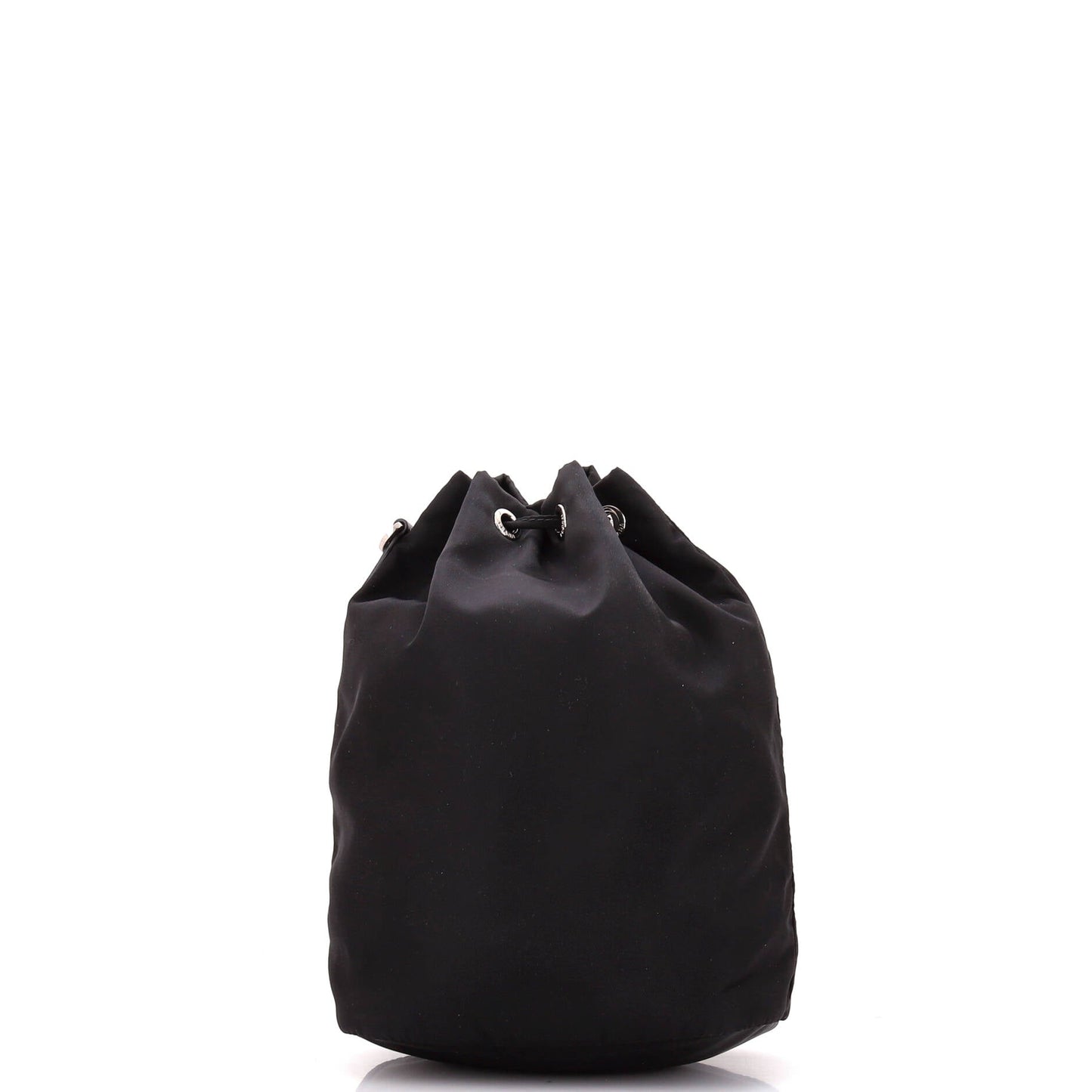 Prada Drawstring Wristlet Bucket Bag Tessuto Small