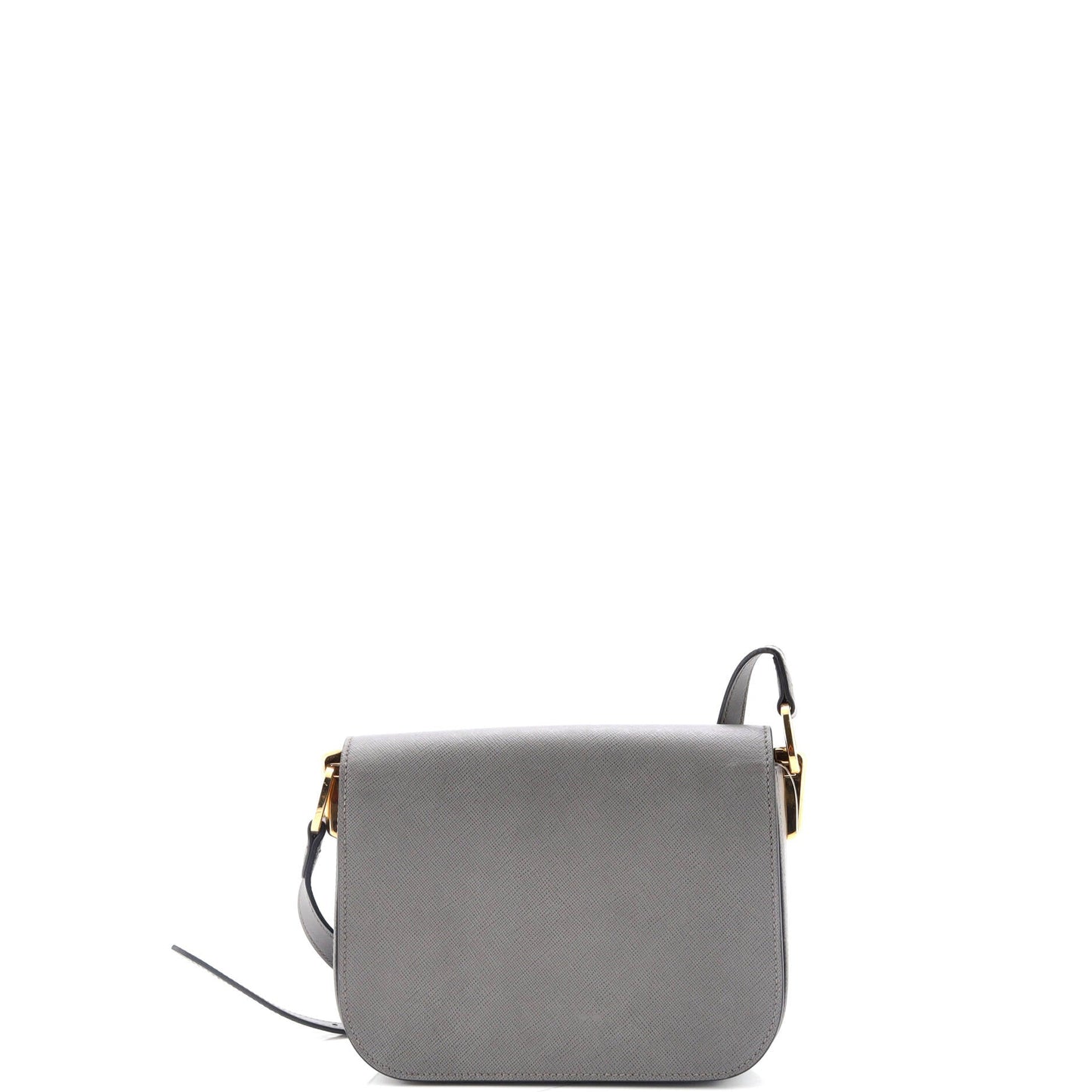 Prada Embleme Flap Bag Saffiano Leather Small