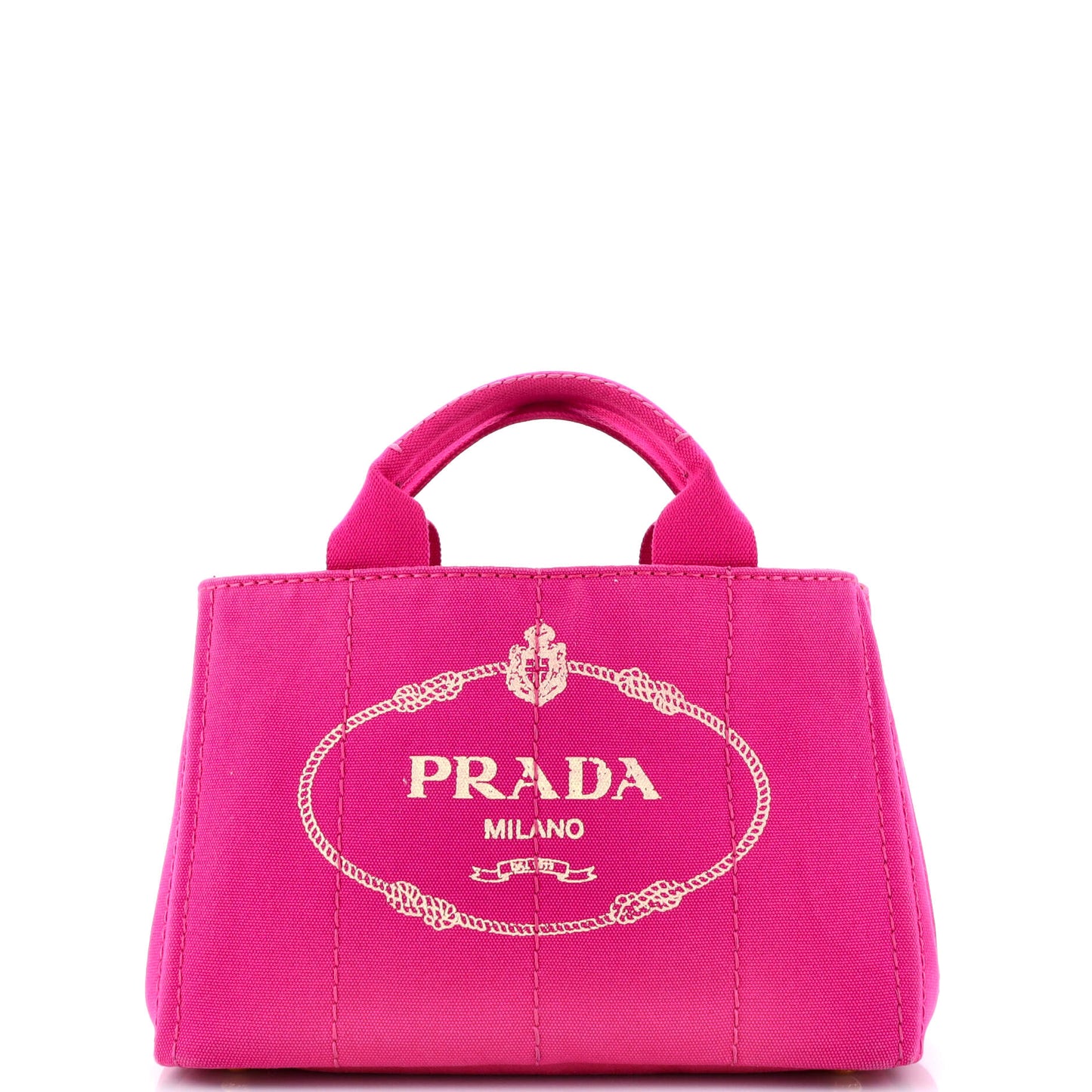 Prada Canapa Tote Canvas Mini
