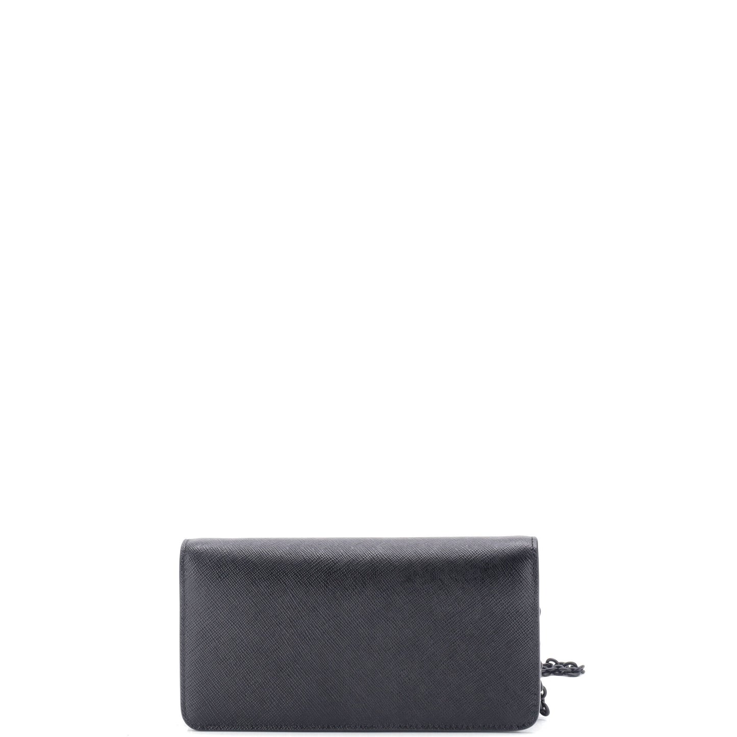 Prada Chain Wallet Crossbody Saffiano Leather