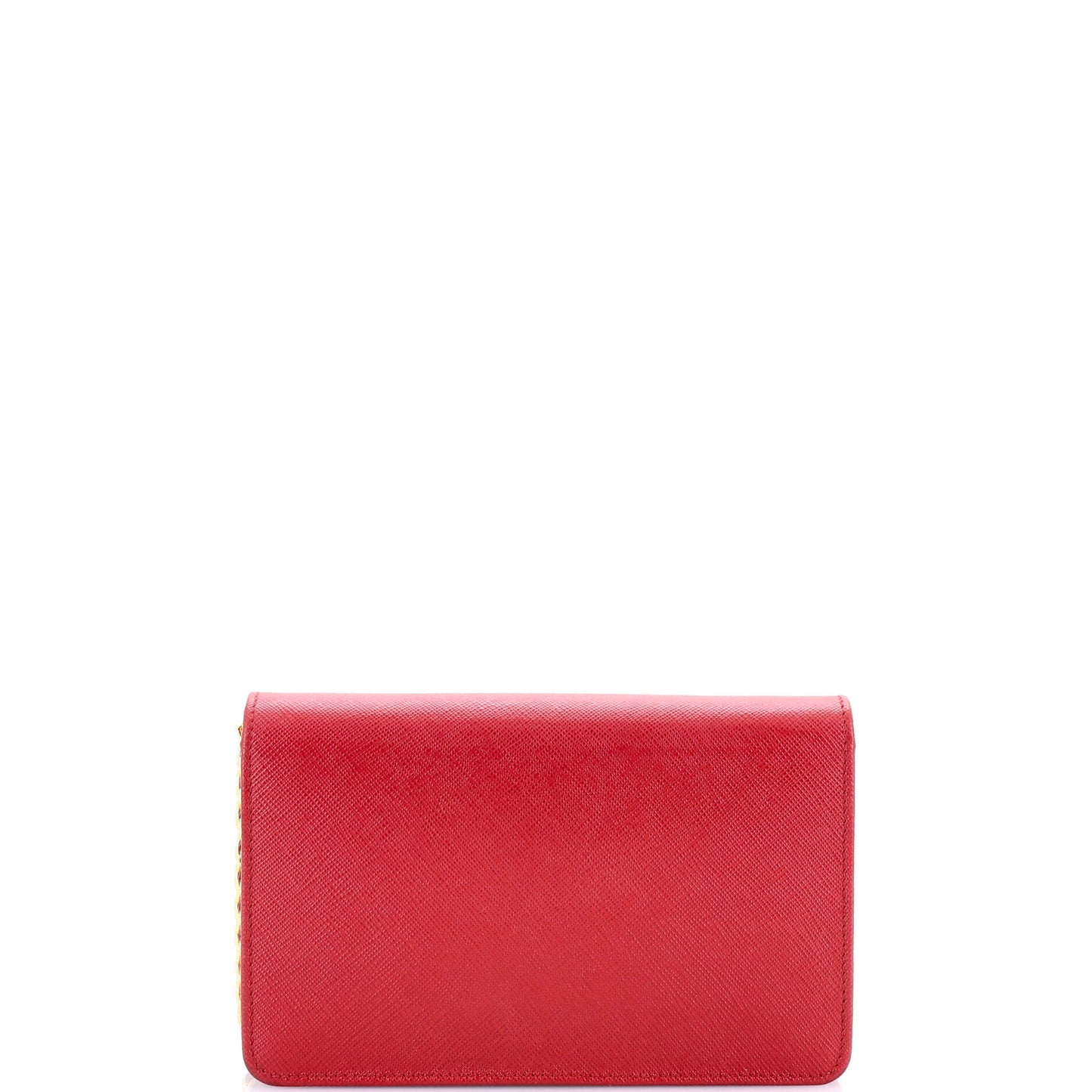 Prada Chain Wallet Crossbody Saffiano Leather