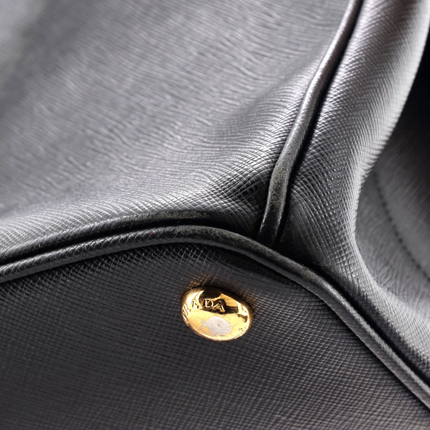 Prada Double Zip Lux Tote Saffiano Leather Large
