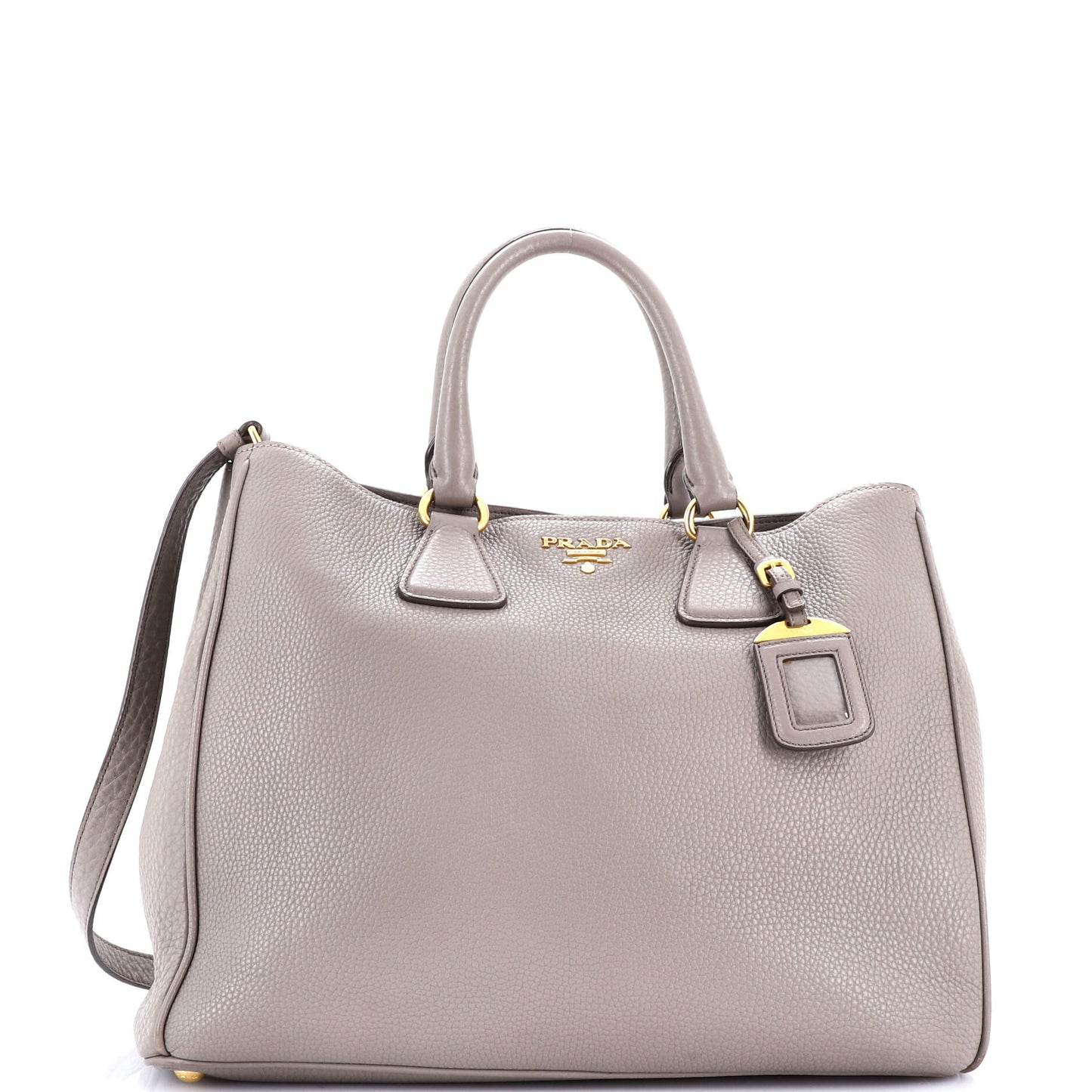 Prada Convertible Shopper Tote Vitello Daino Large