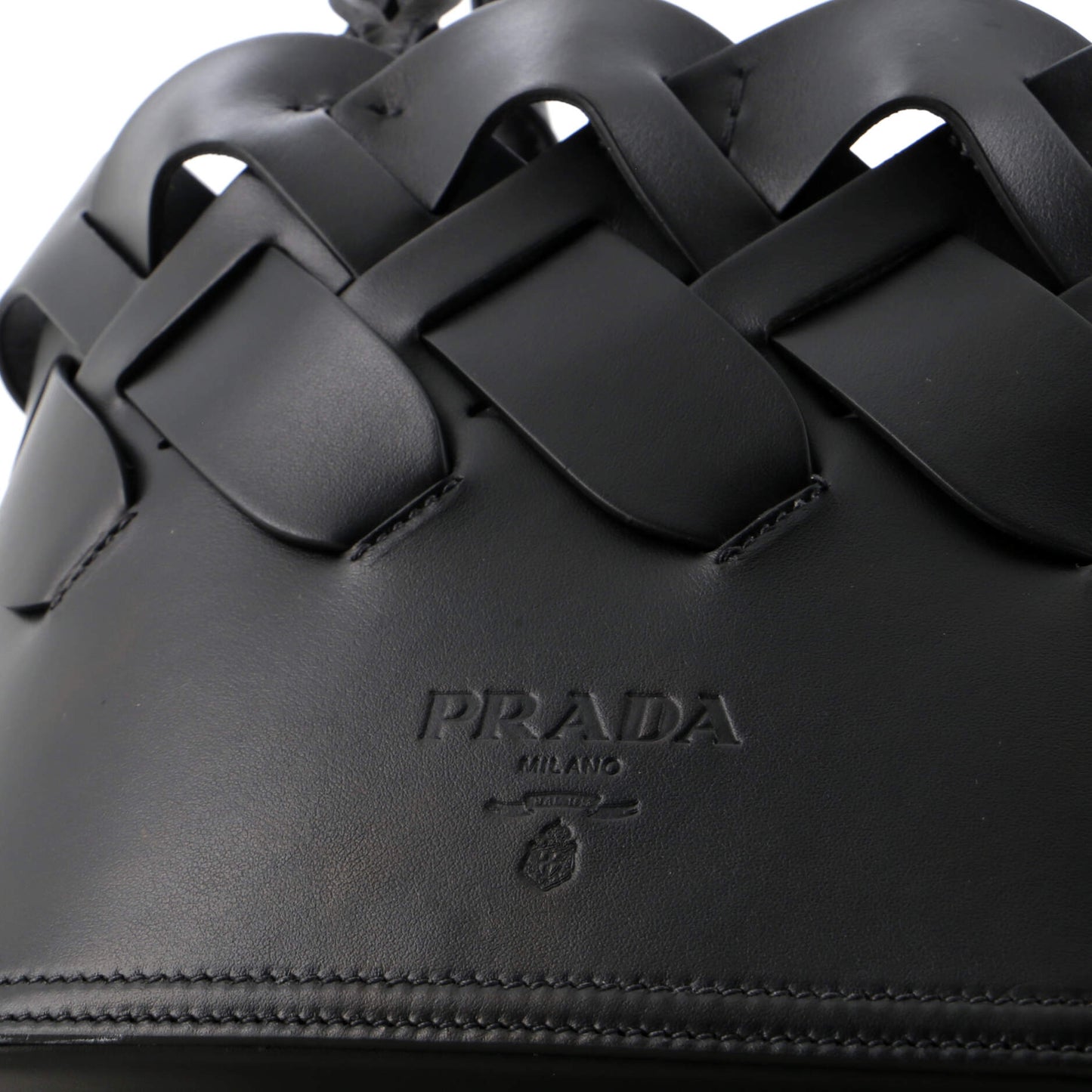 Prada Tress Tote Leather Small