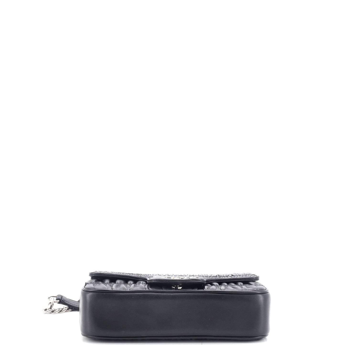 Prada Chain Flap Shoulder Bag Nappa Gaufre Small