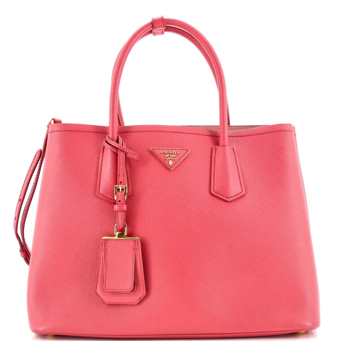Prada Cuir Double Tote Saffiano Leather Medium