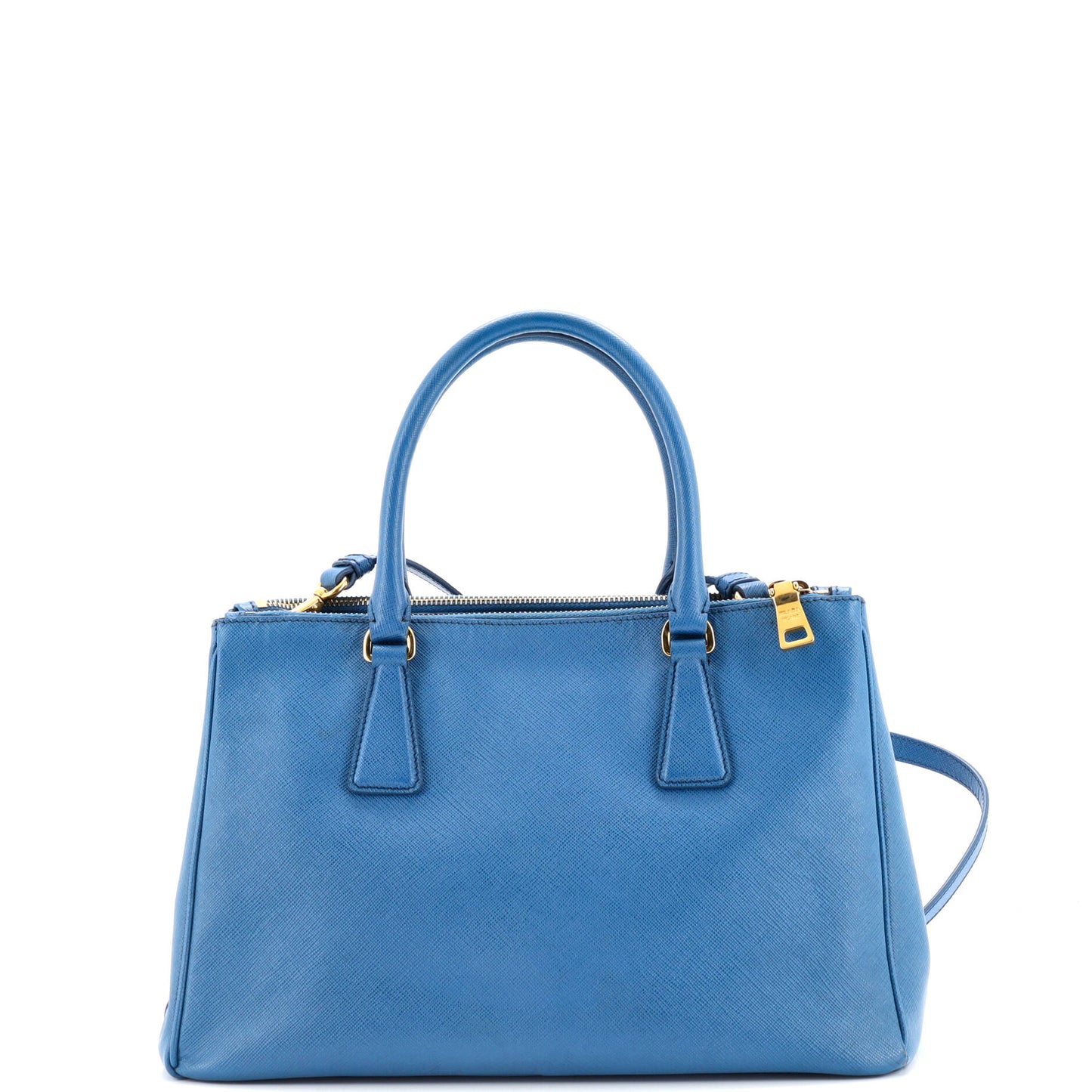 Prada Double Zip Lux Tote Saffiano Leather Small