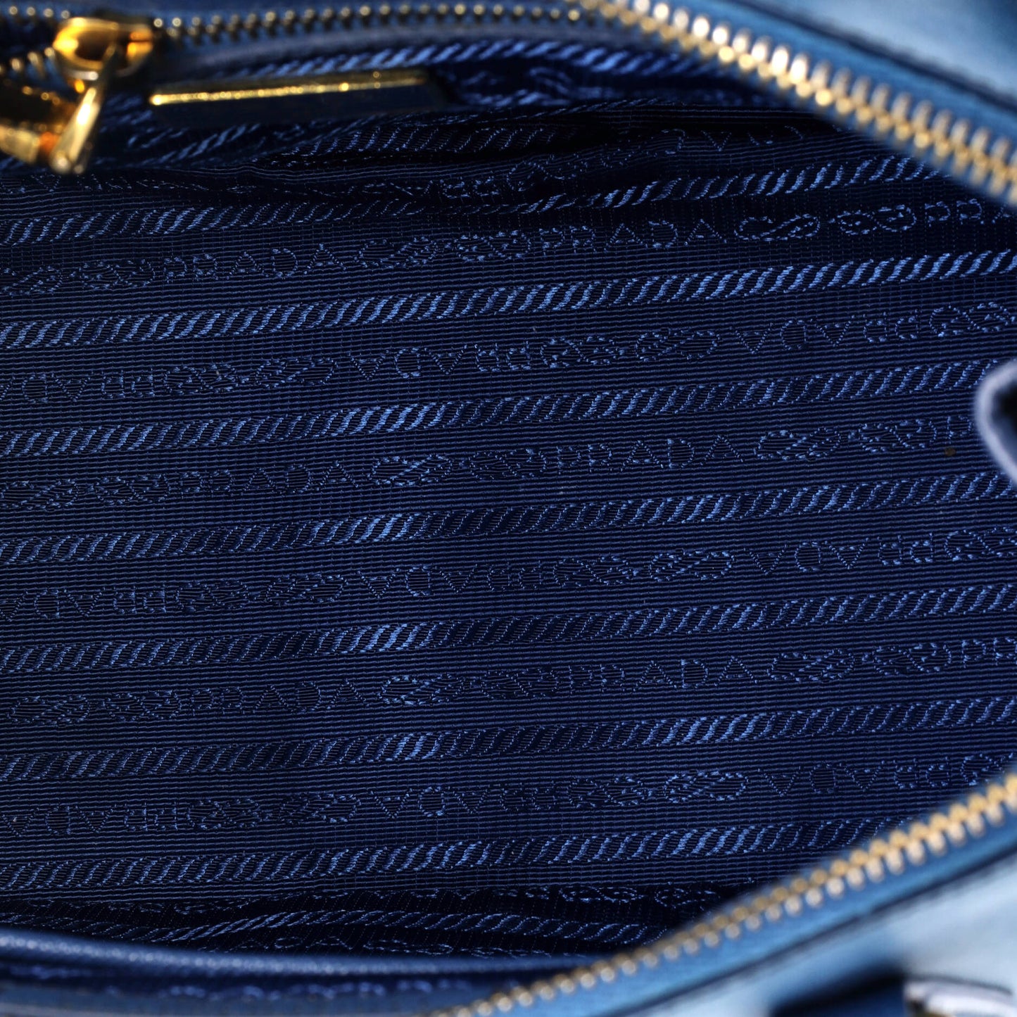Prada Double Zip Lux Tote Saffiano Leather Small