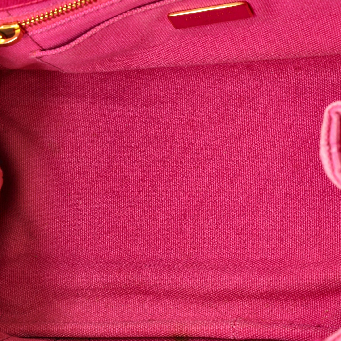 Prada Canapa Tote Canvas Mini