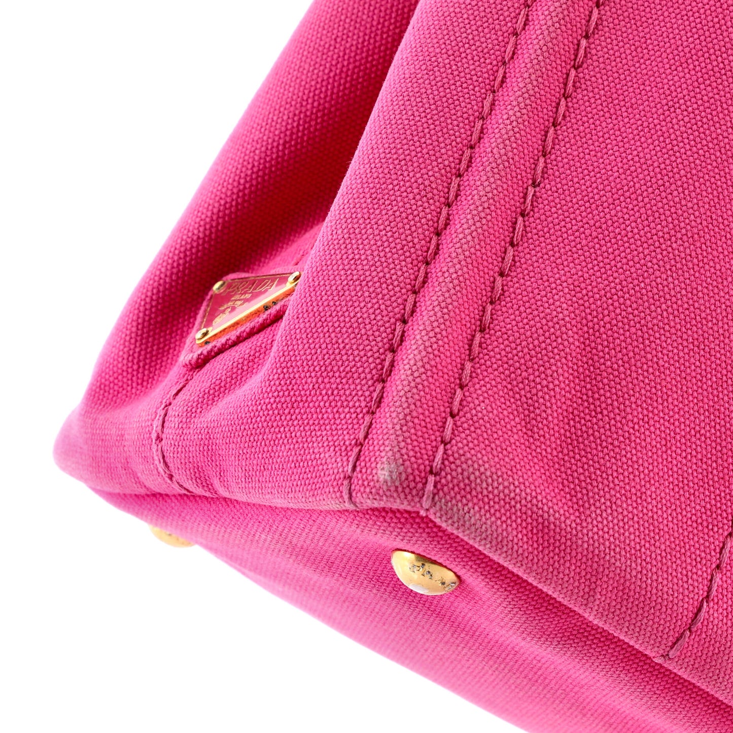 Prada Canapa Tote Canvas Mini