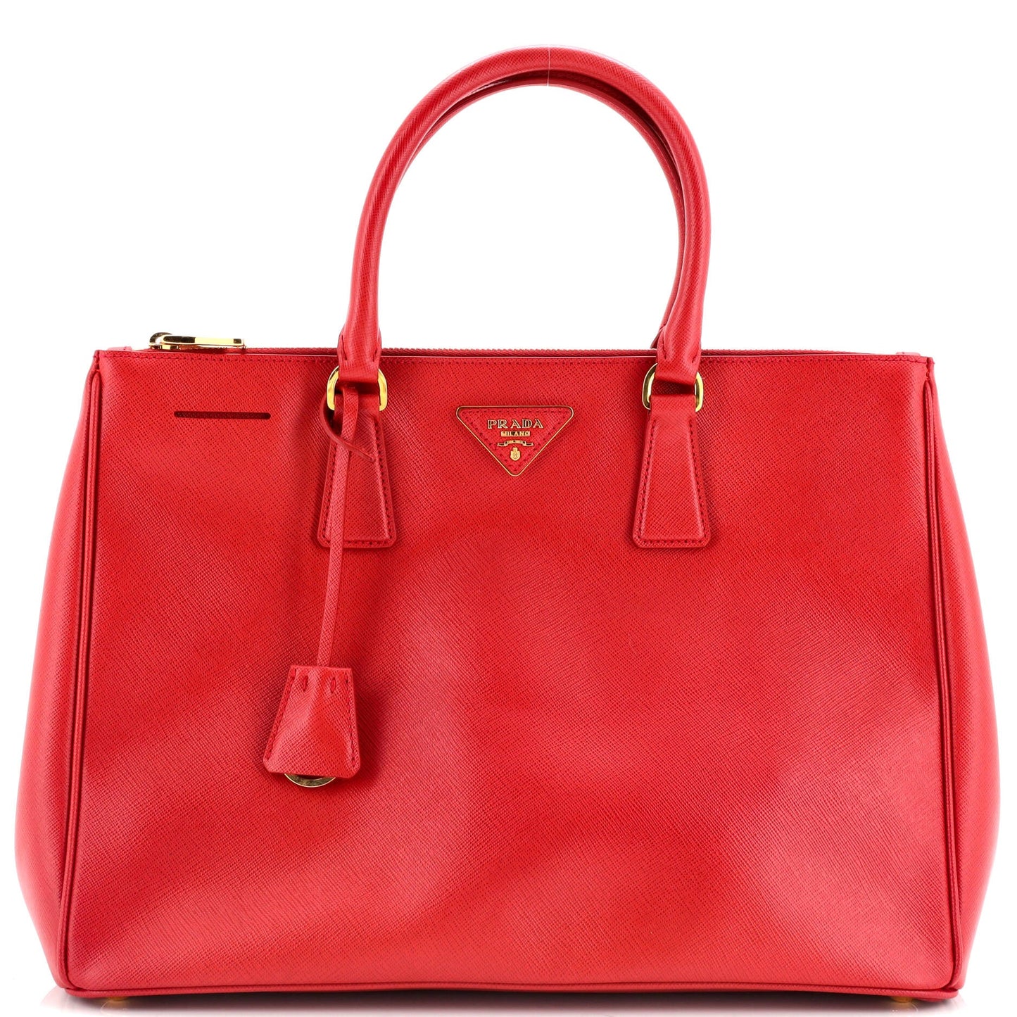 Prada Double Zip Lux Tote Saffiano Leather Large