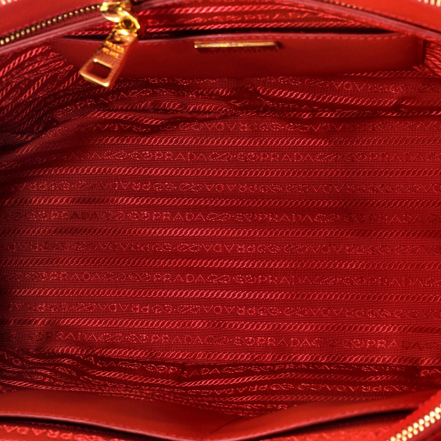 Prada Double Zip Lux Tote Saffiano Leather Large