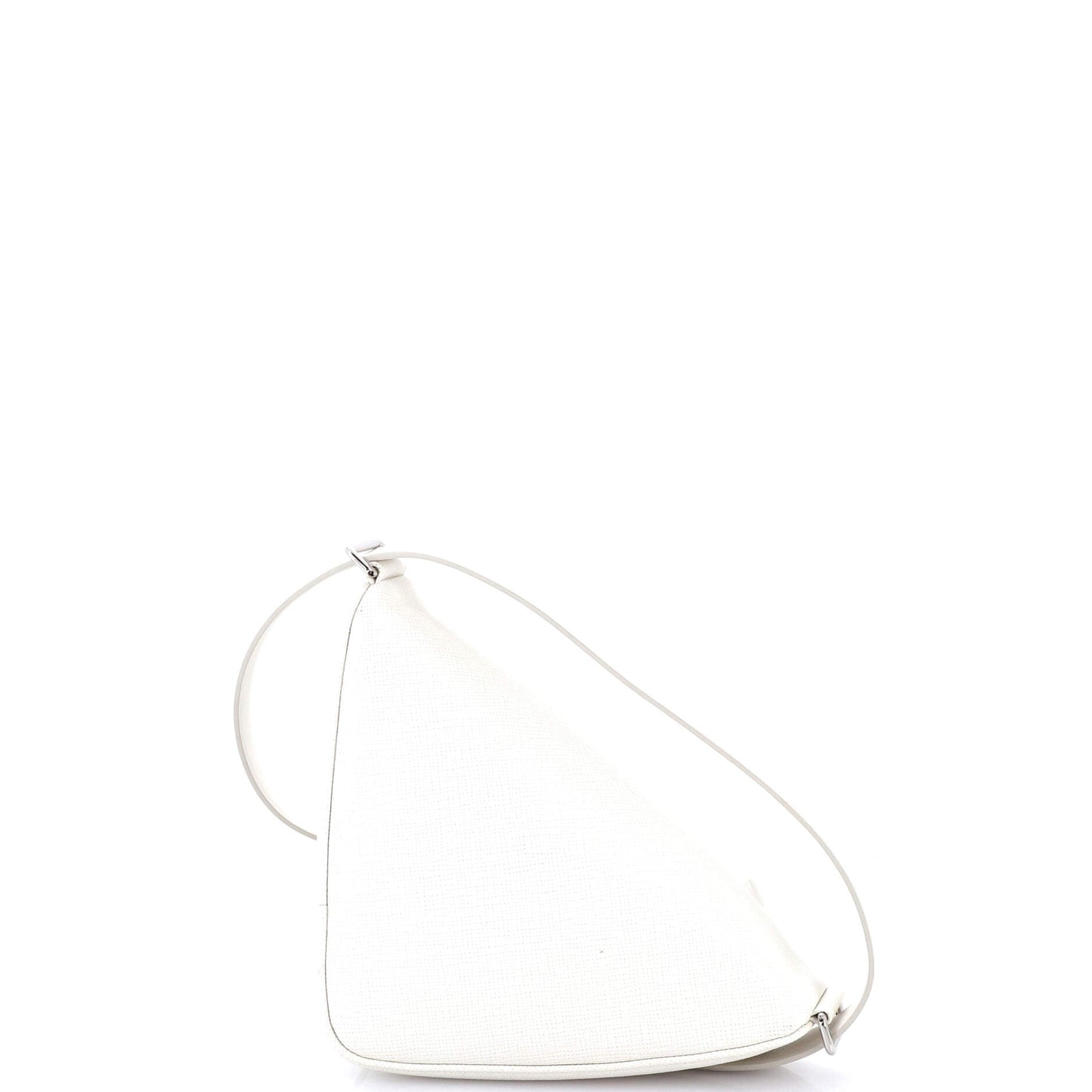Prada Triangle Logo Zip Around Shoulder Bag Saffiano Leather