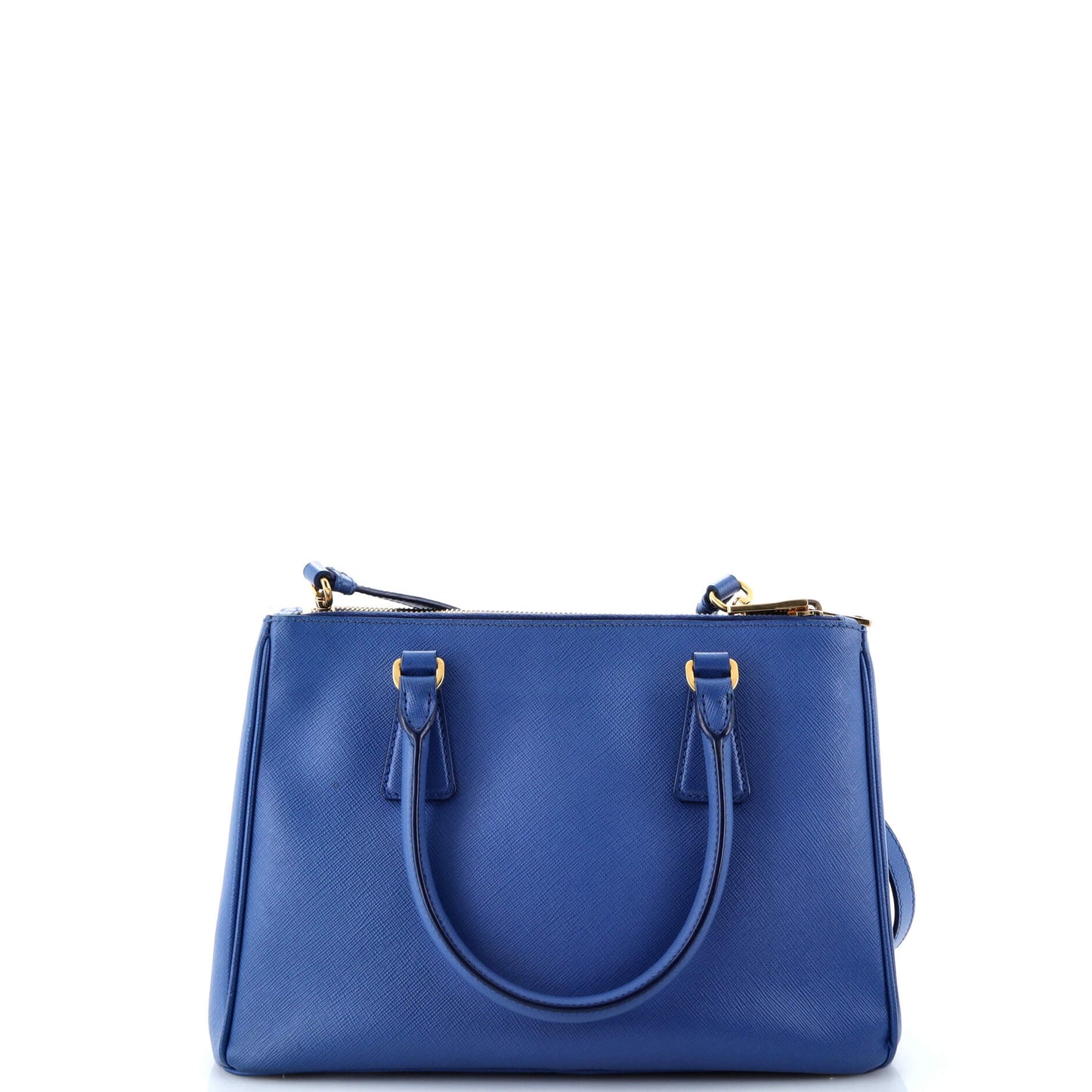 Prada Double Zip Lux Tote Saffiano Leather Small
