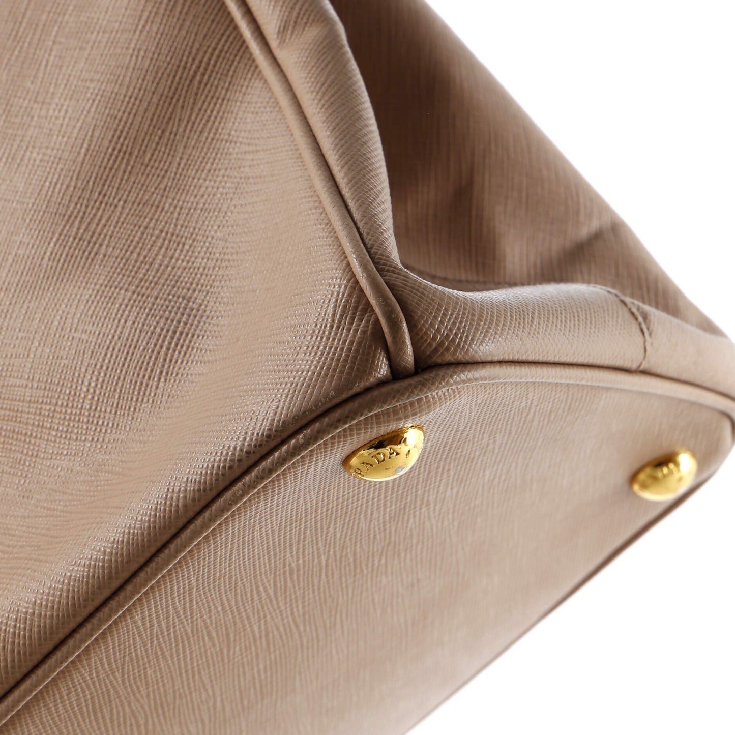 Prada Double Zip Lux Tote Saffiano Leather Medium
