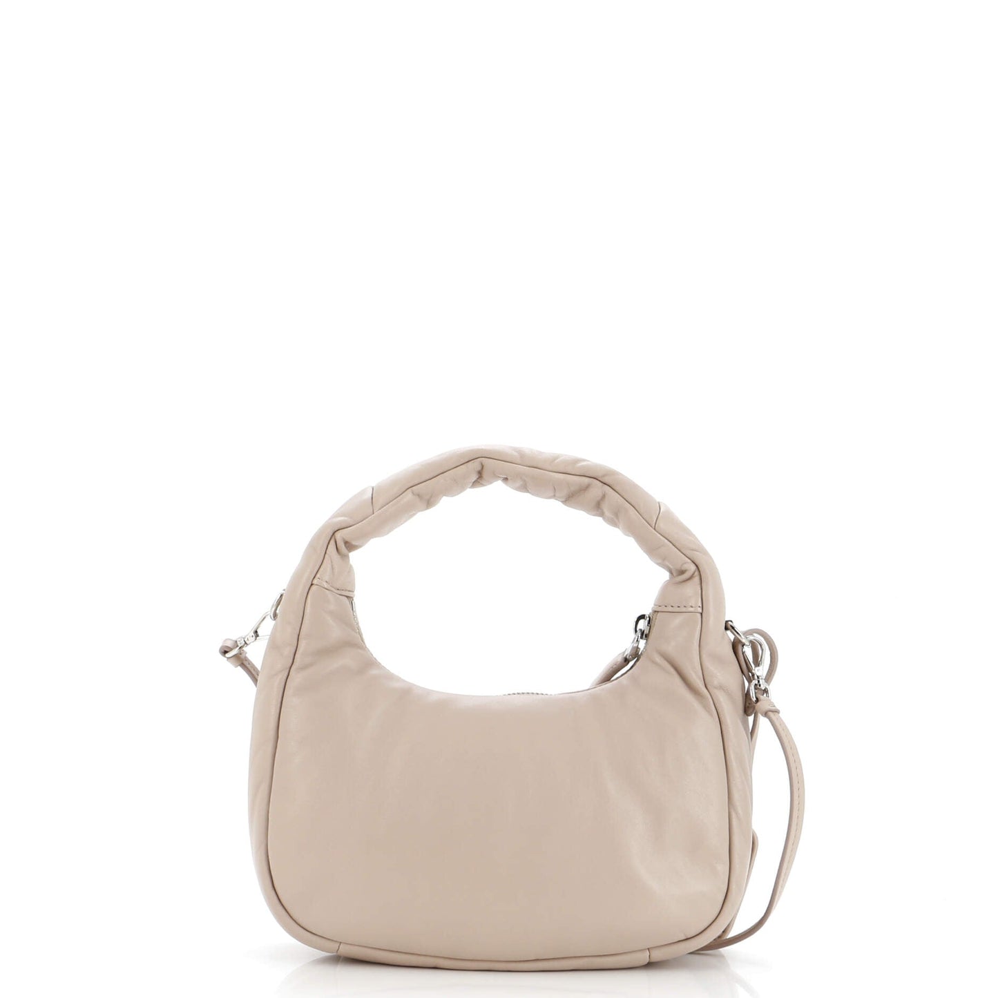 Prada Padded Hobo Leather Mini
