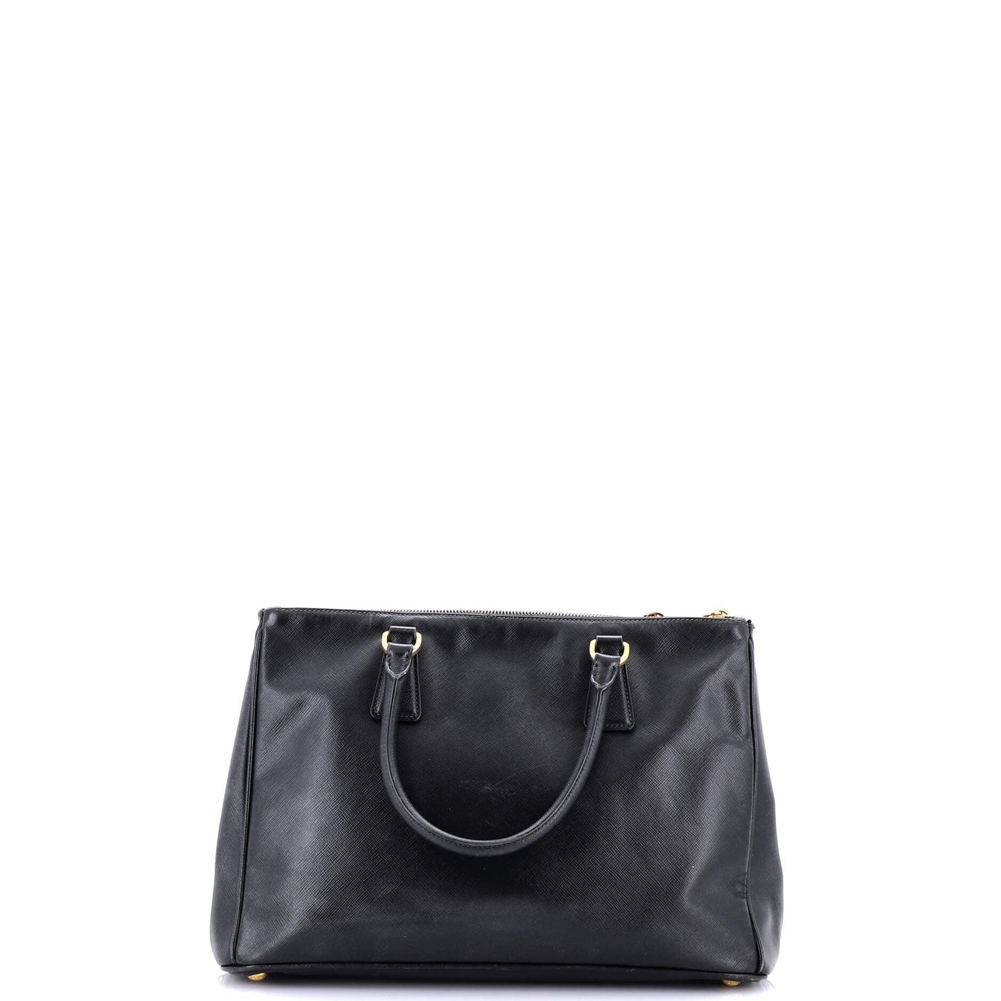Prada Double Zip Lux Tote Saffiano Leather Medium
