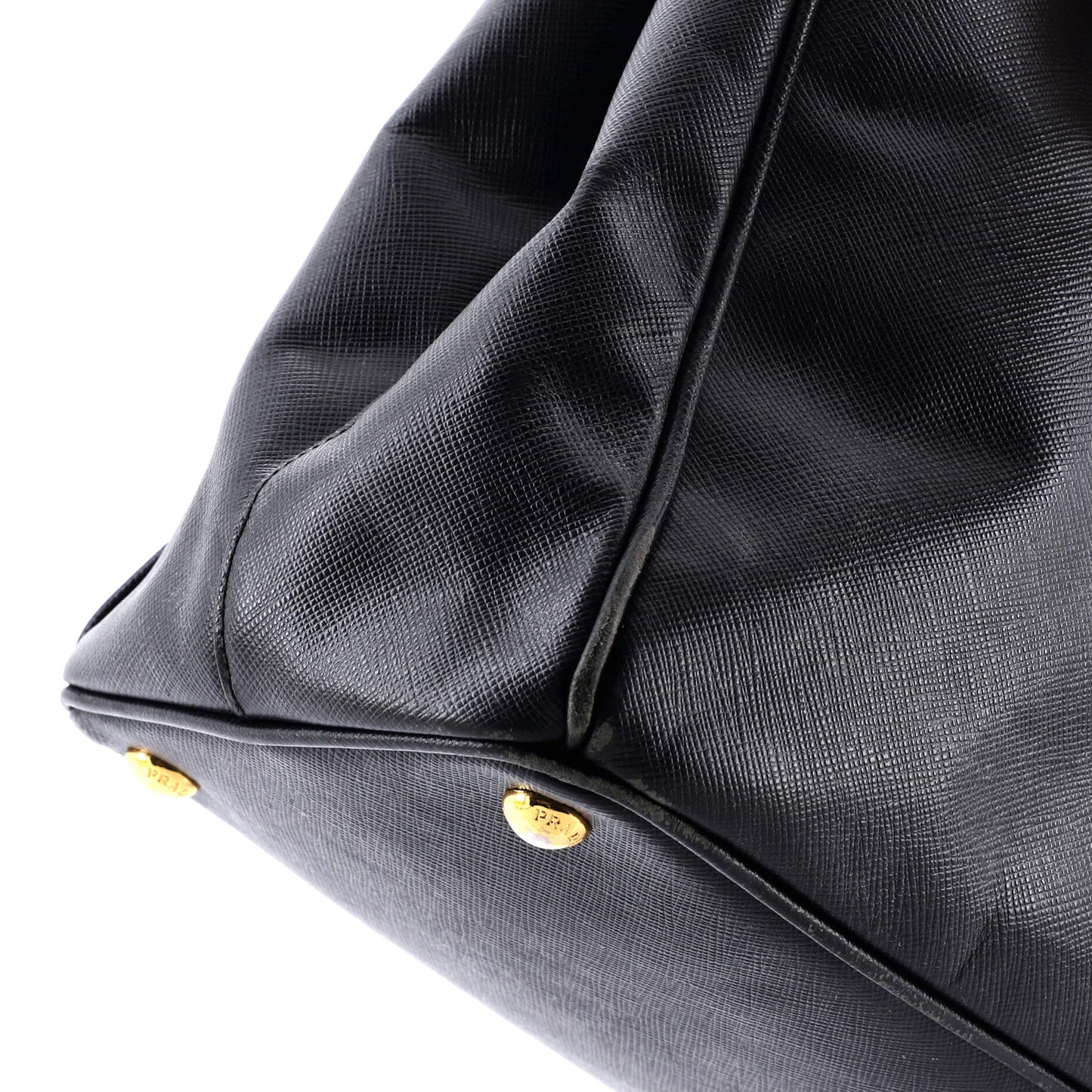 Prada Double Zip Lux Tote Saffiano Leather Medium