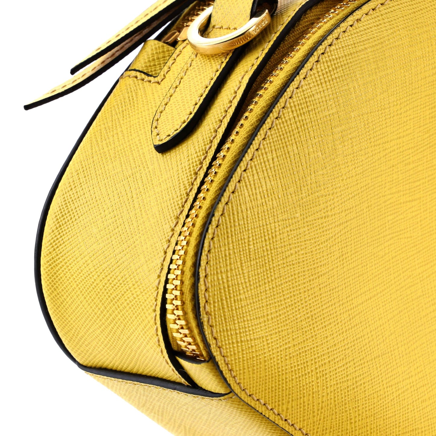 Prada Odette Top Handle Bag Saffiano Leather Small