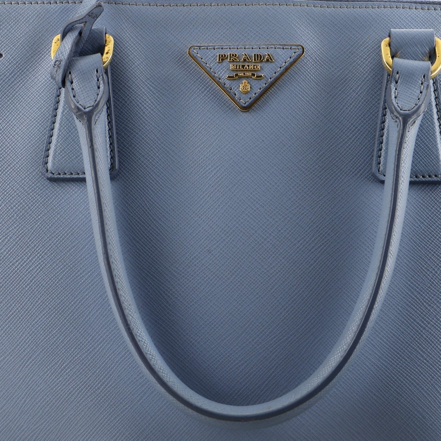 Prada Double Zip Lux Tote Saffiano Leather Medium