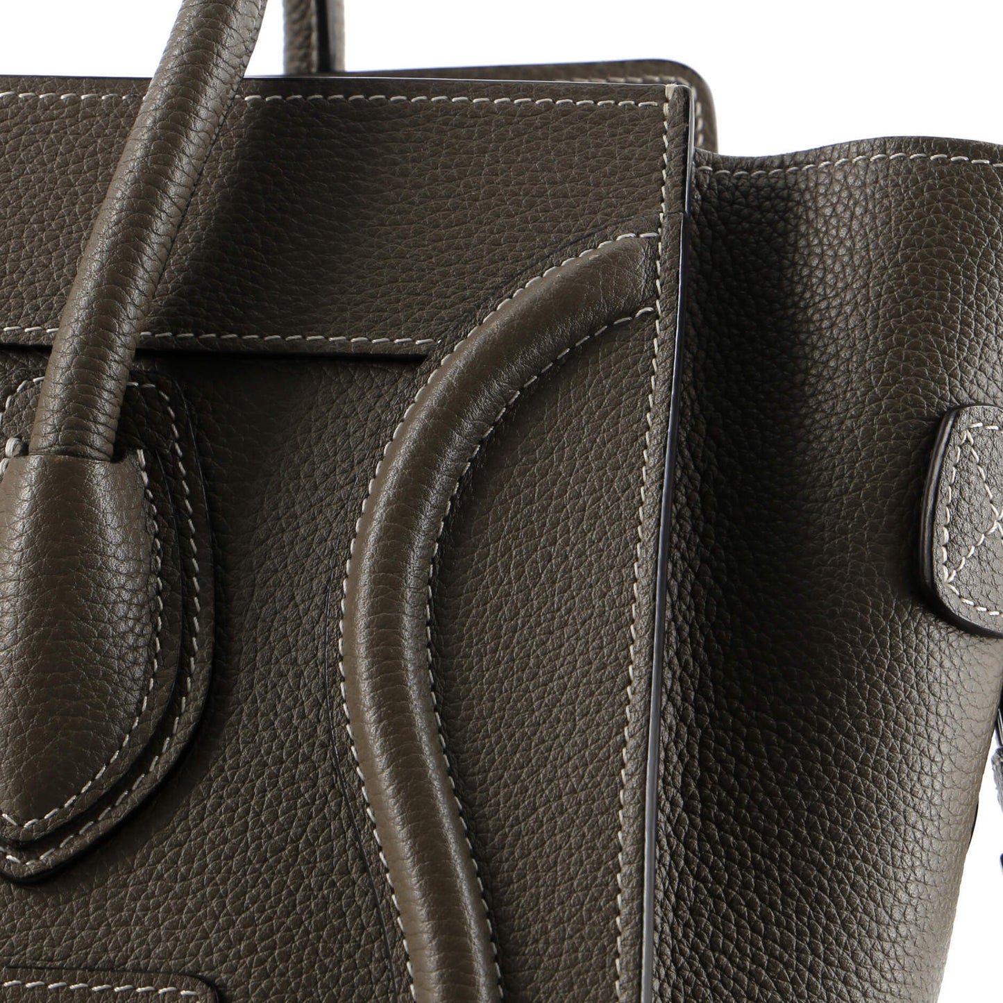 Celine Luggage Bag Grainy Leather Micro