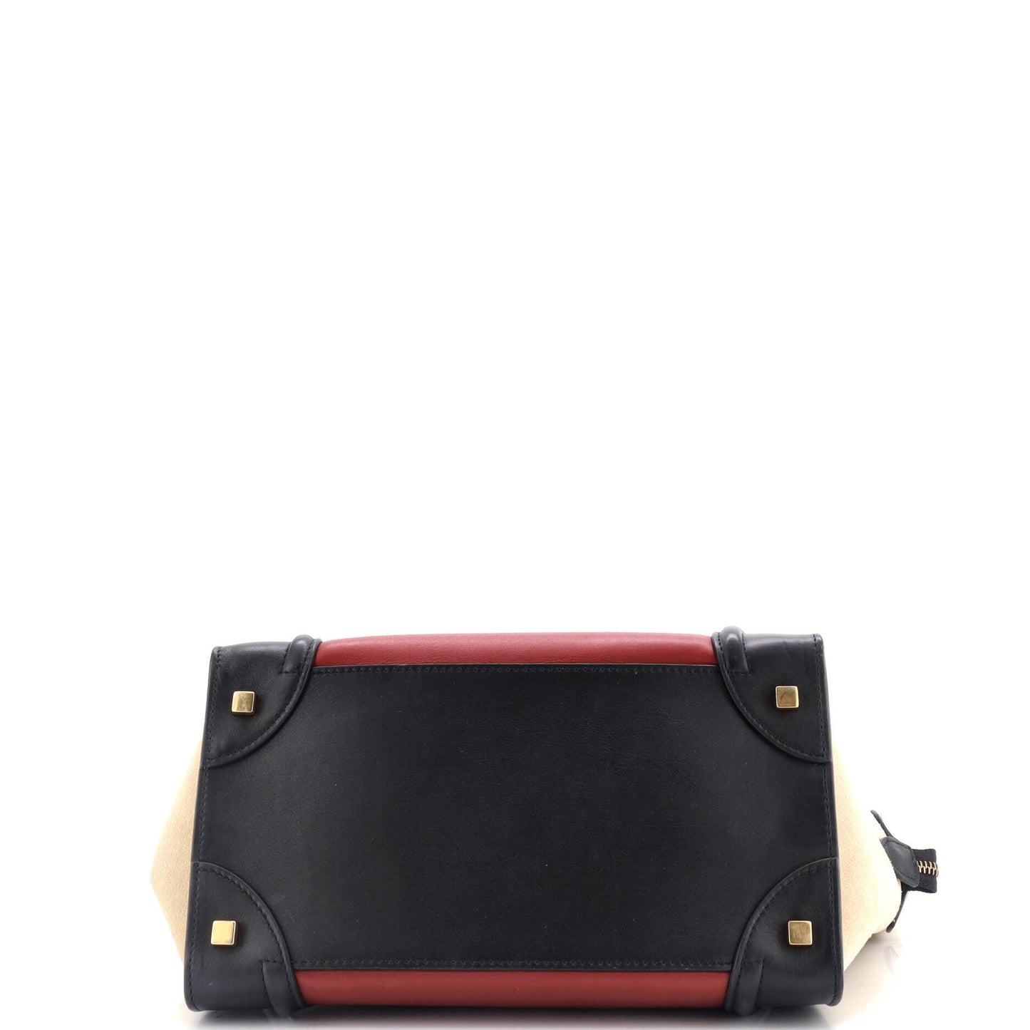 Celine Tricolor Luggage Bag Leather Micro